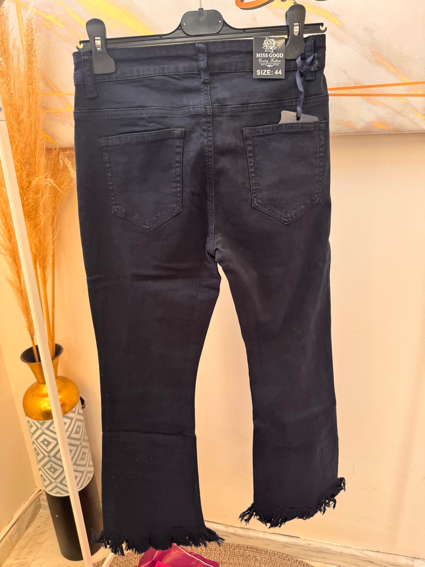 Elina Dark Blue Elastic pant