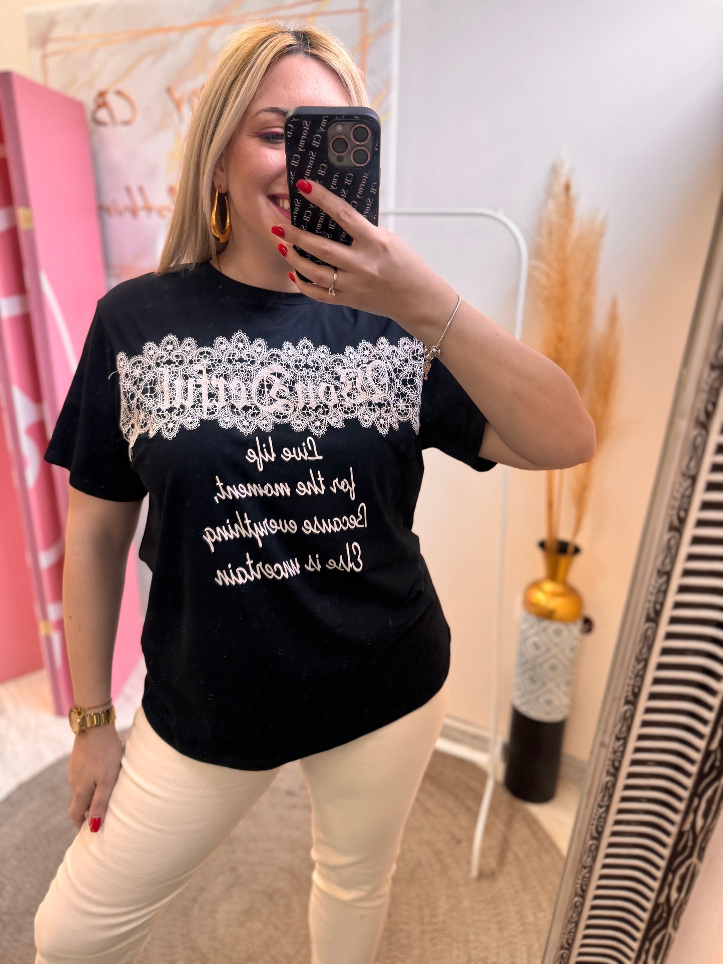 Lace T-shirt