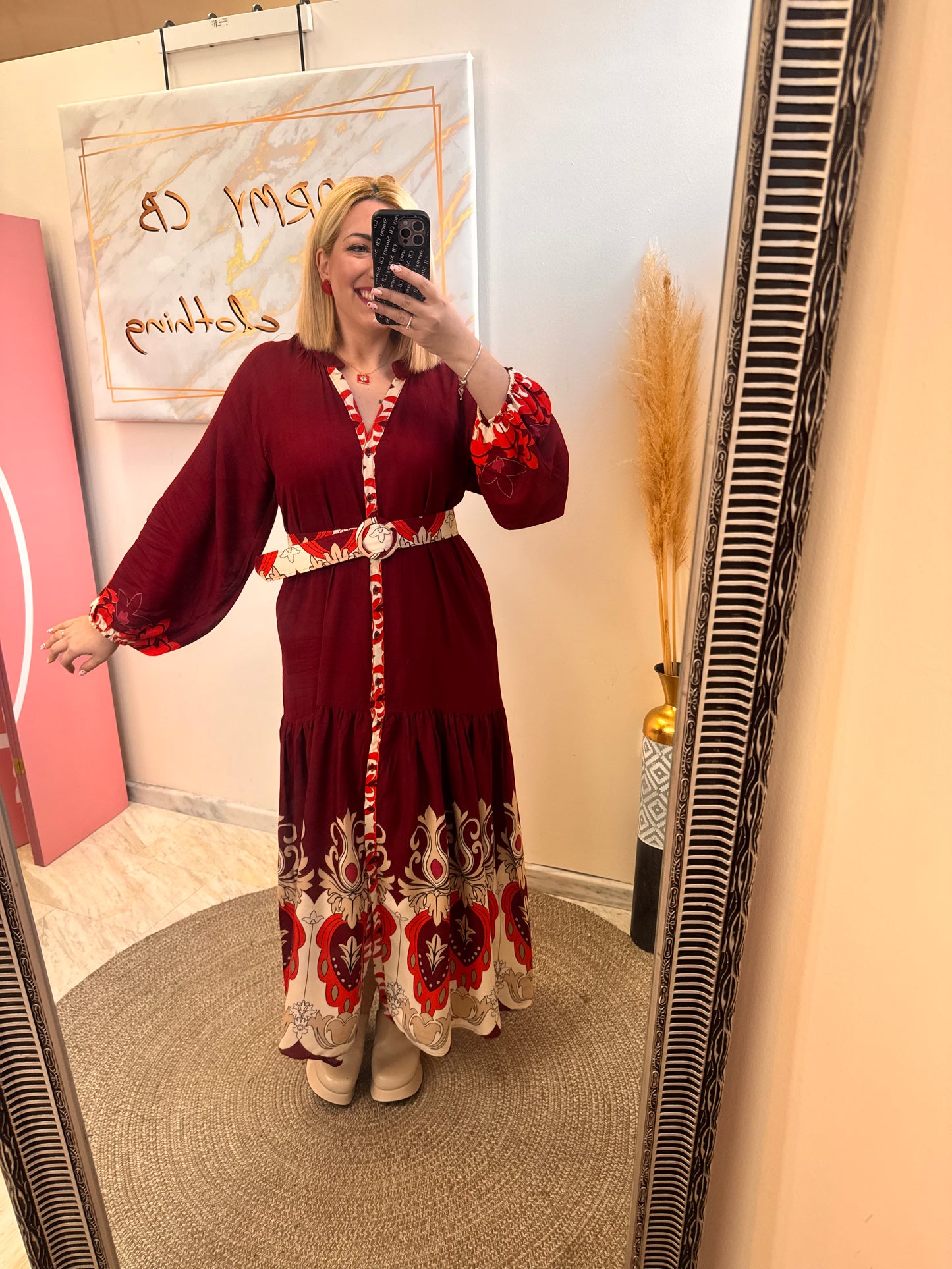 Mariana Semizie Red Dress