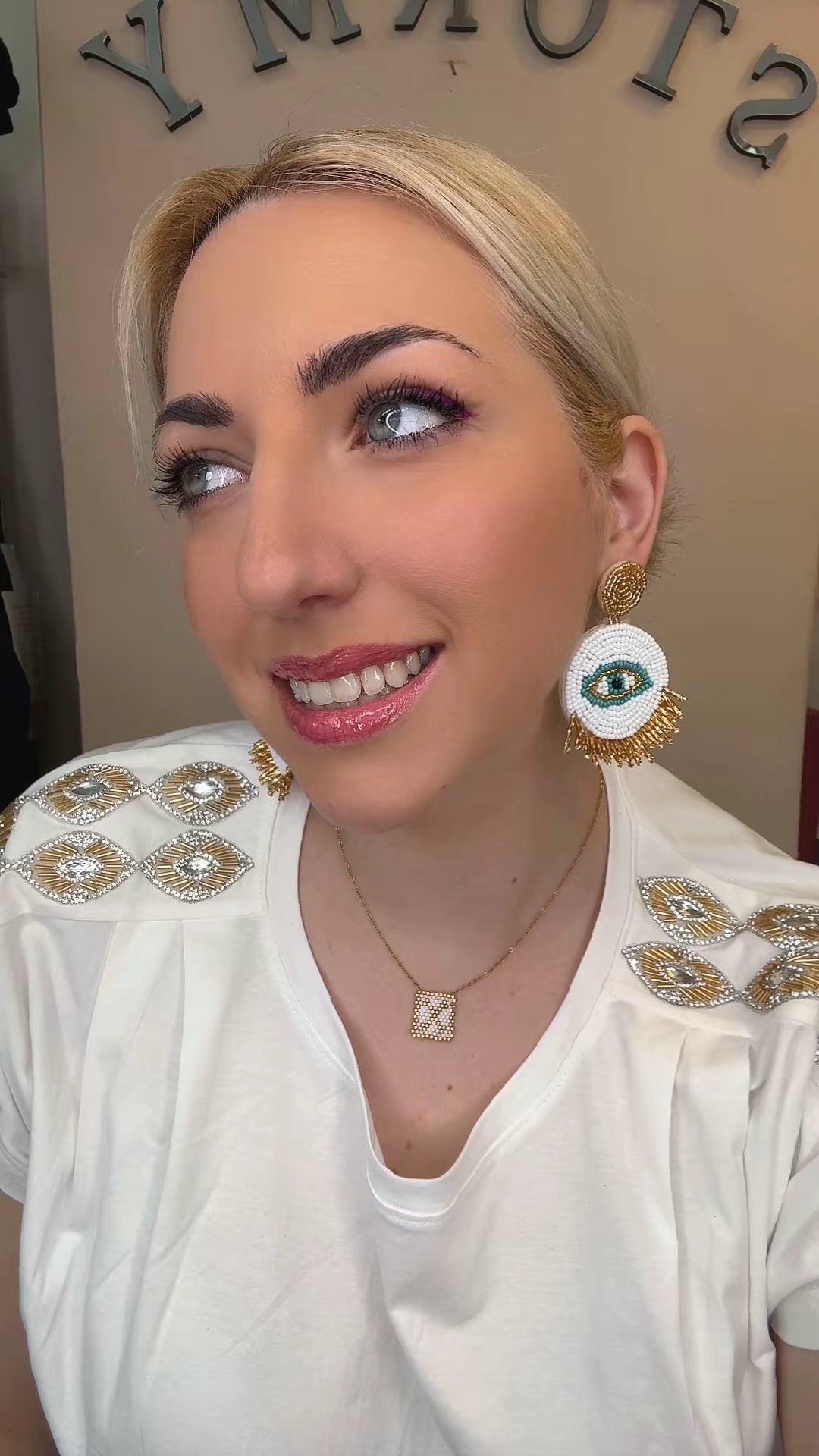 Summer Eye Earrings