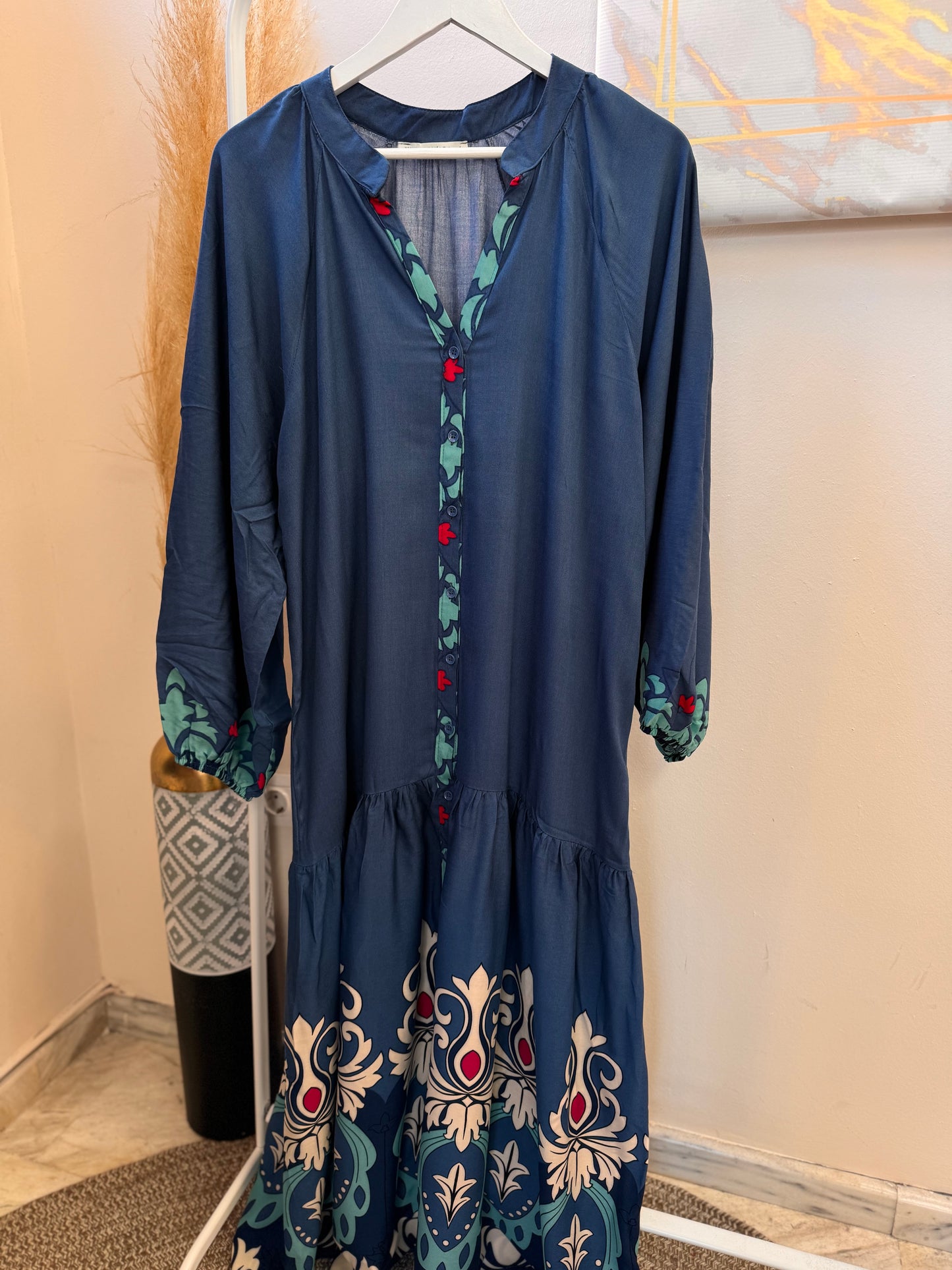 Mariana Semizie Blue Dress