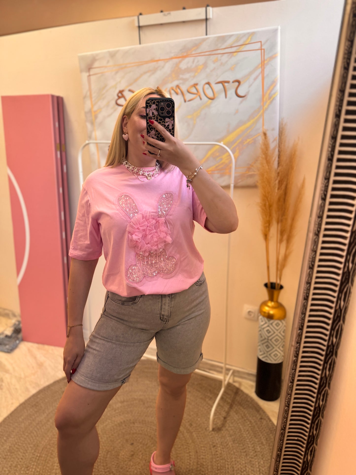 Rabbit 🐰 Strass T-shirt