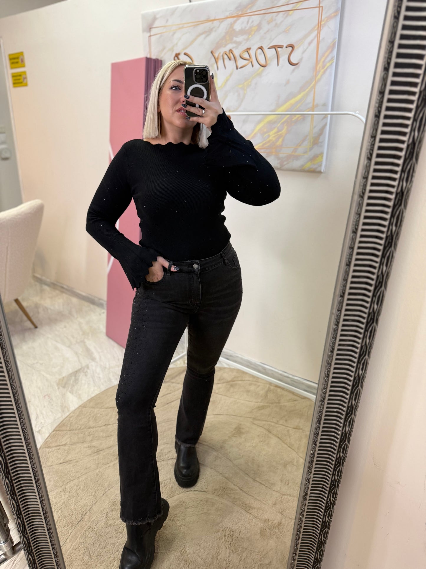 Myrtw Strass Jean
