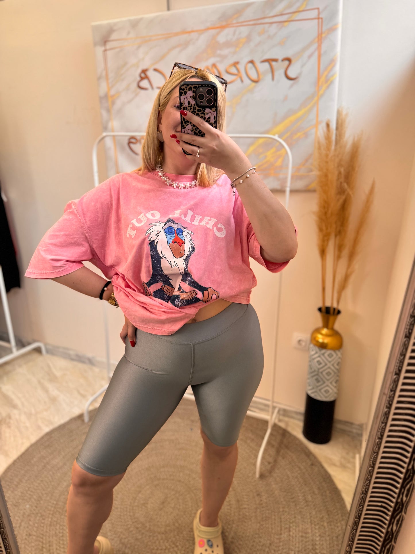Biker Silver Shorts