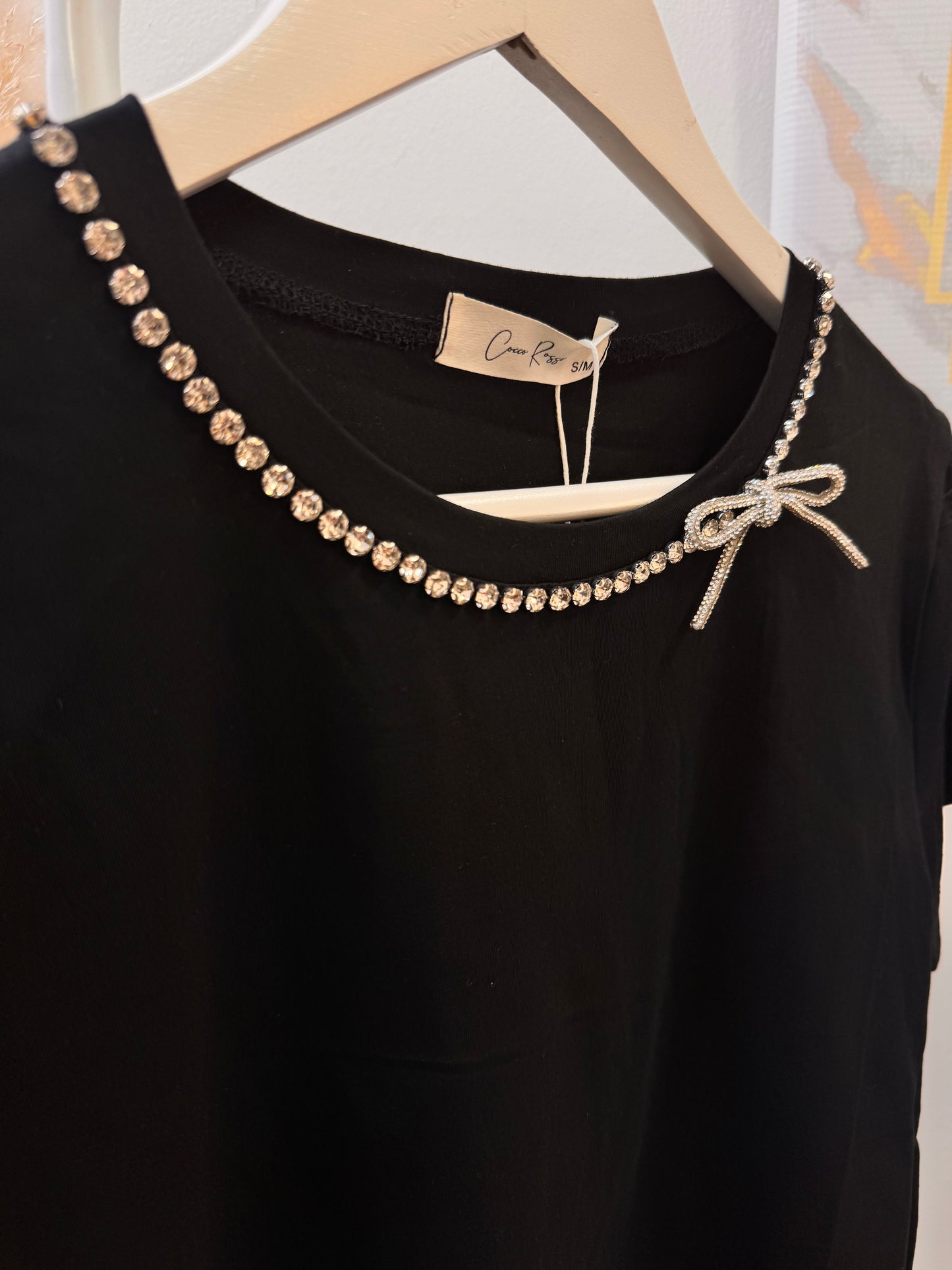 Strass Necklace T-shirt