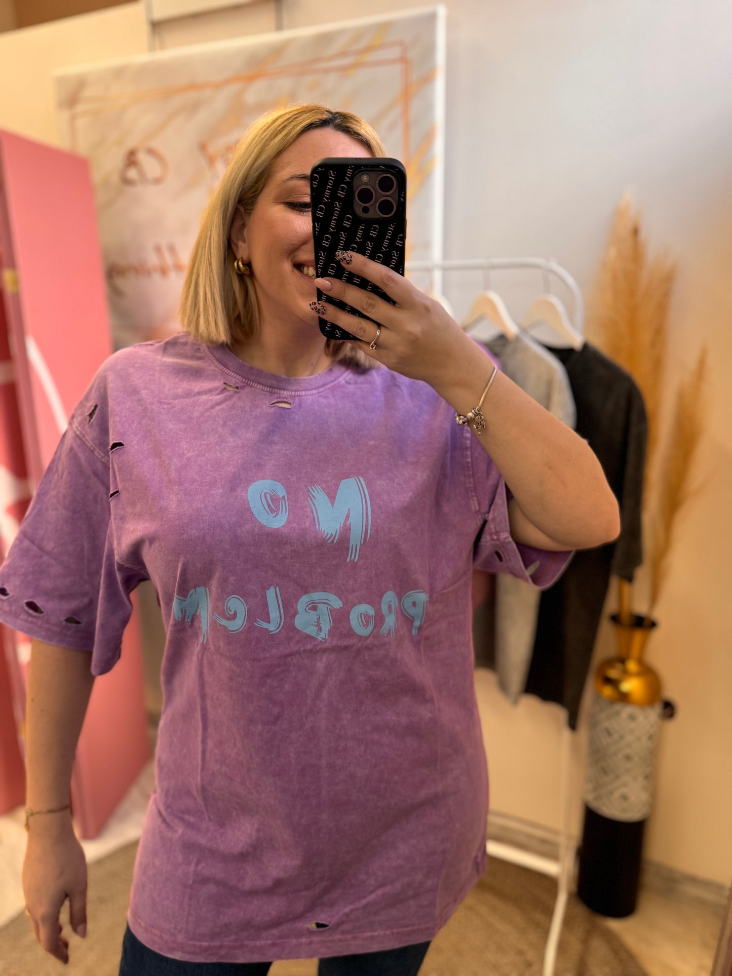 No problem oversized t-shirt