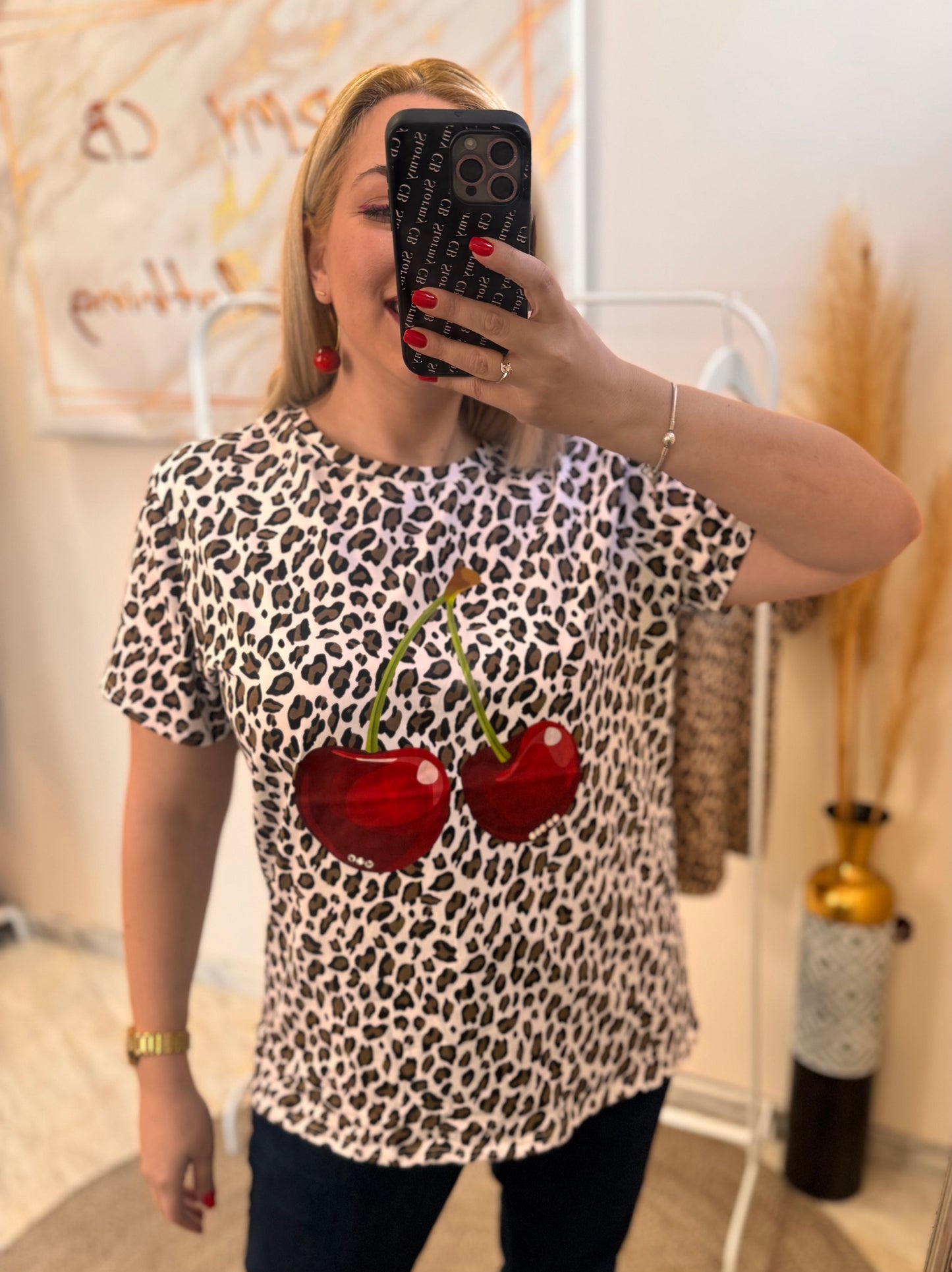 Leo & Cherry T-shirt White