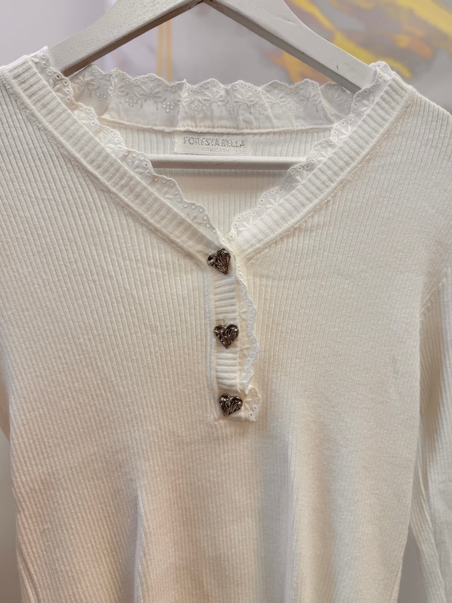 Elastic heart shirt