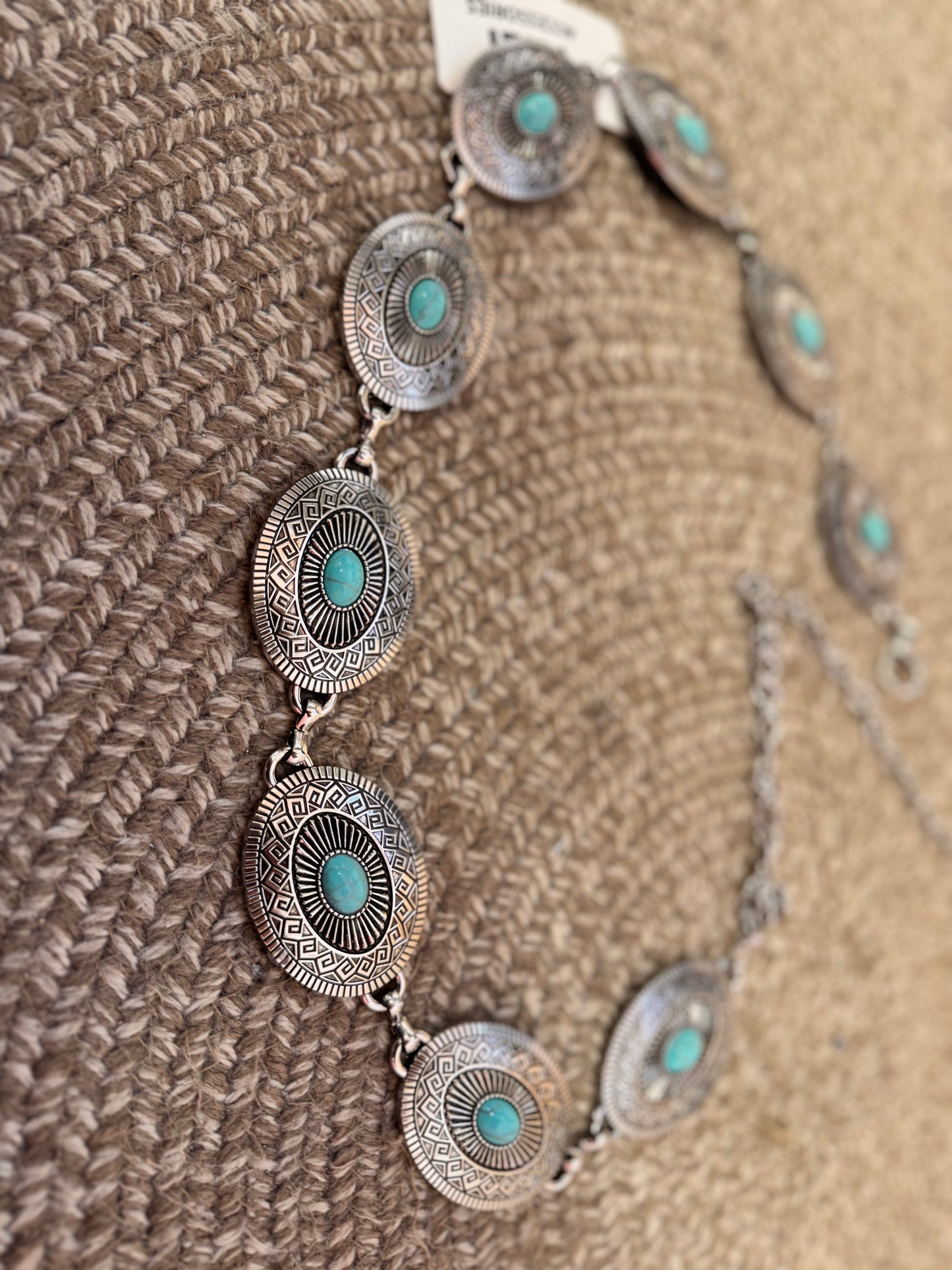Silver & turquoise Belt