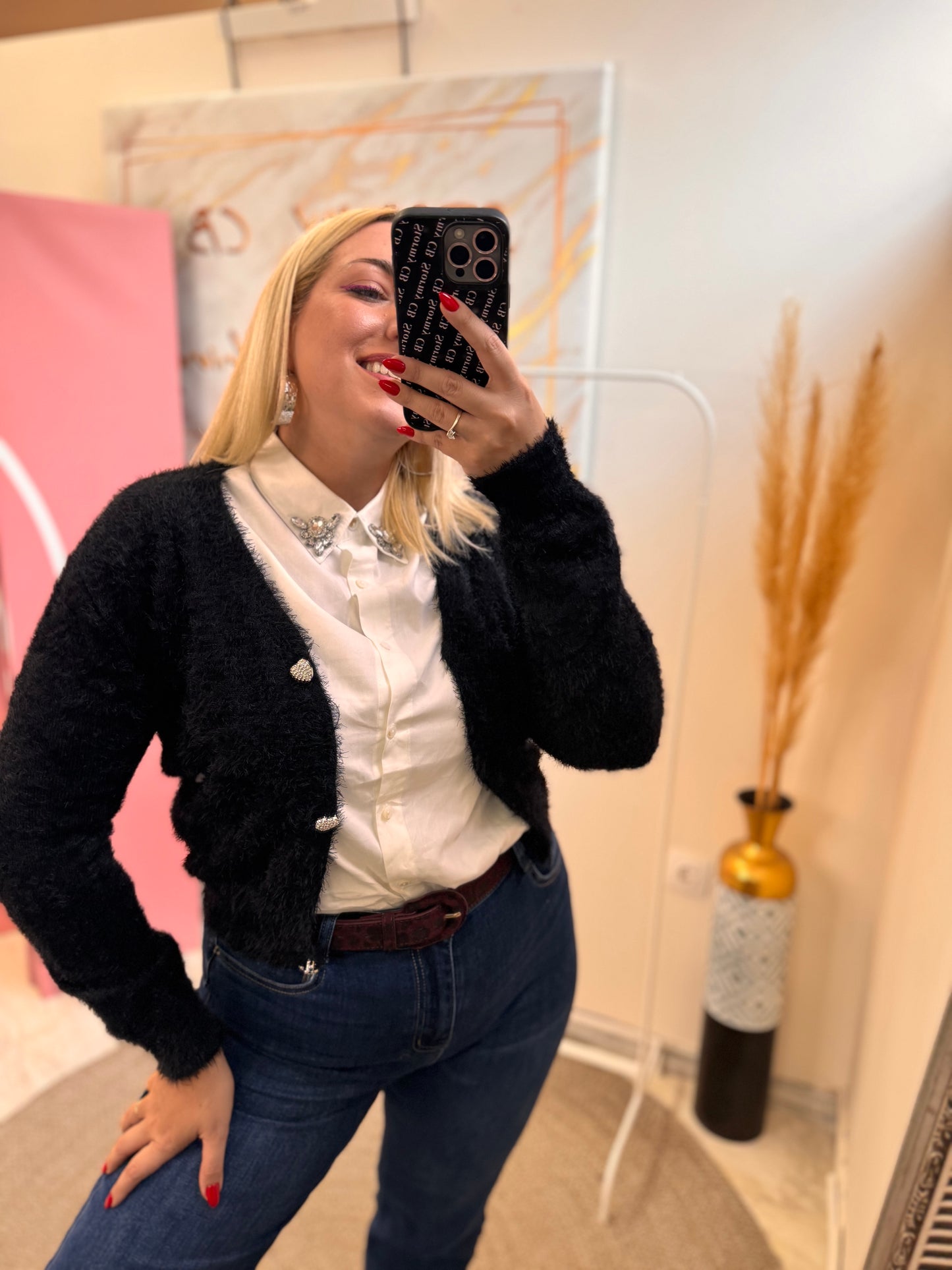 Strass Heart Jacket