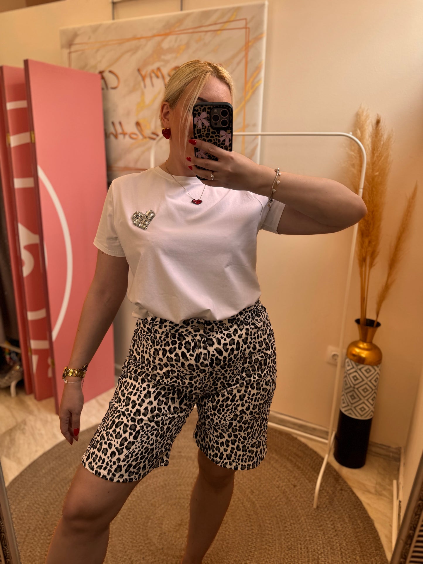 Strass Heart T-shirt