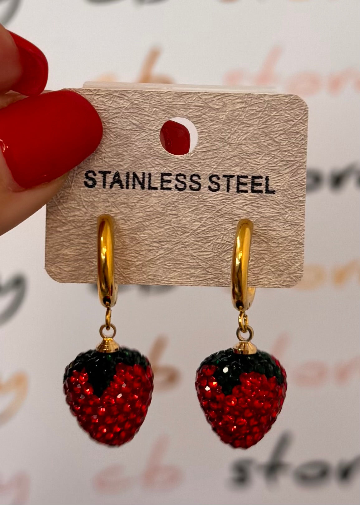 Strawberry Earrings