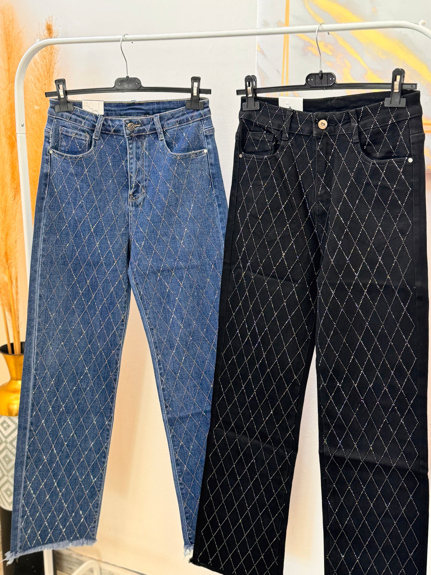 Vanilla black jean