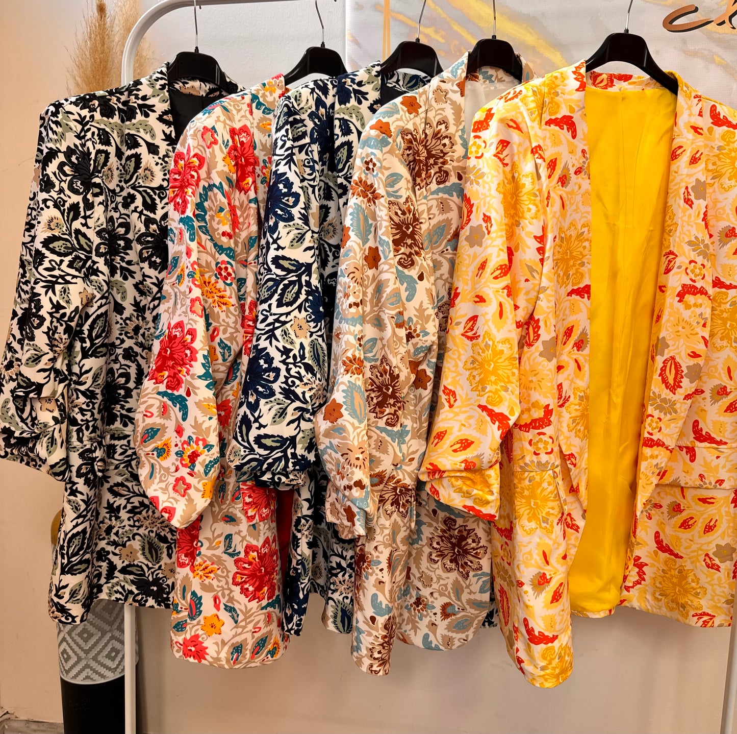 PLUS SIZE FLORAL ΣΑΚΑΚΙ