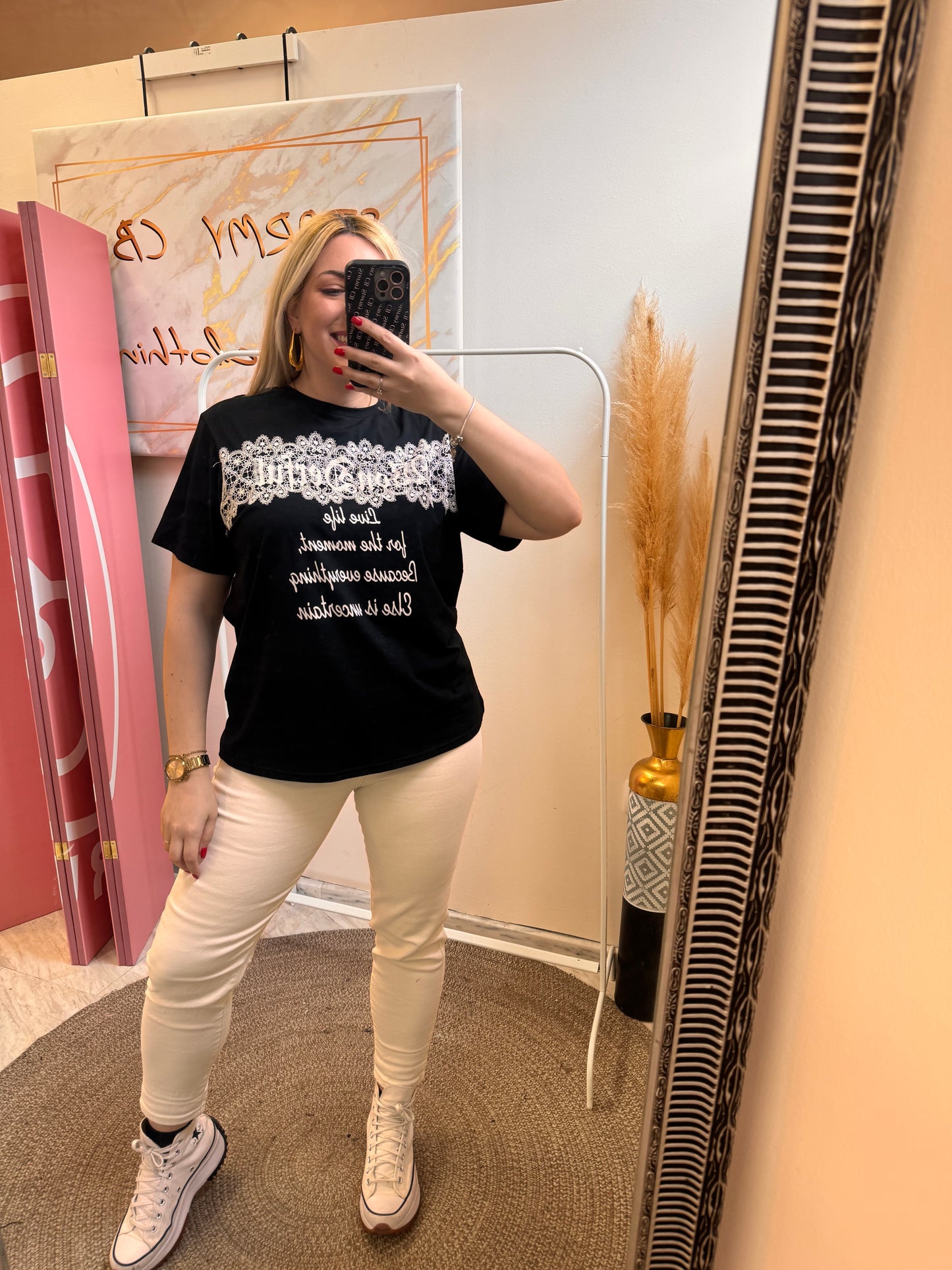 Lace T-shirt