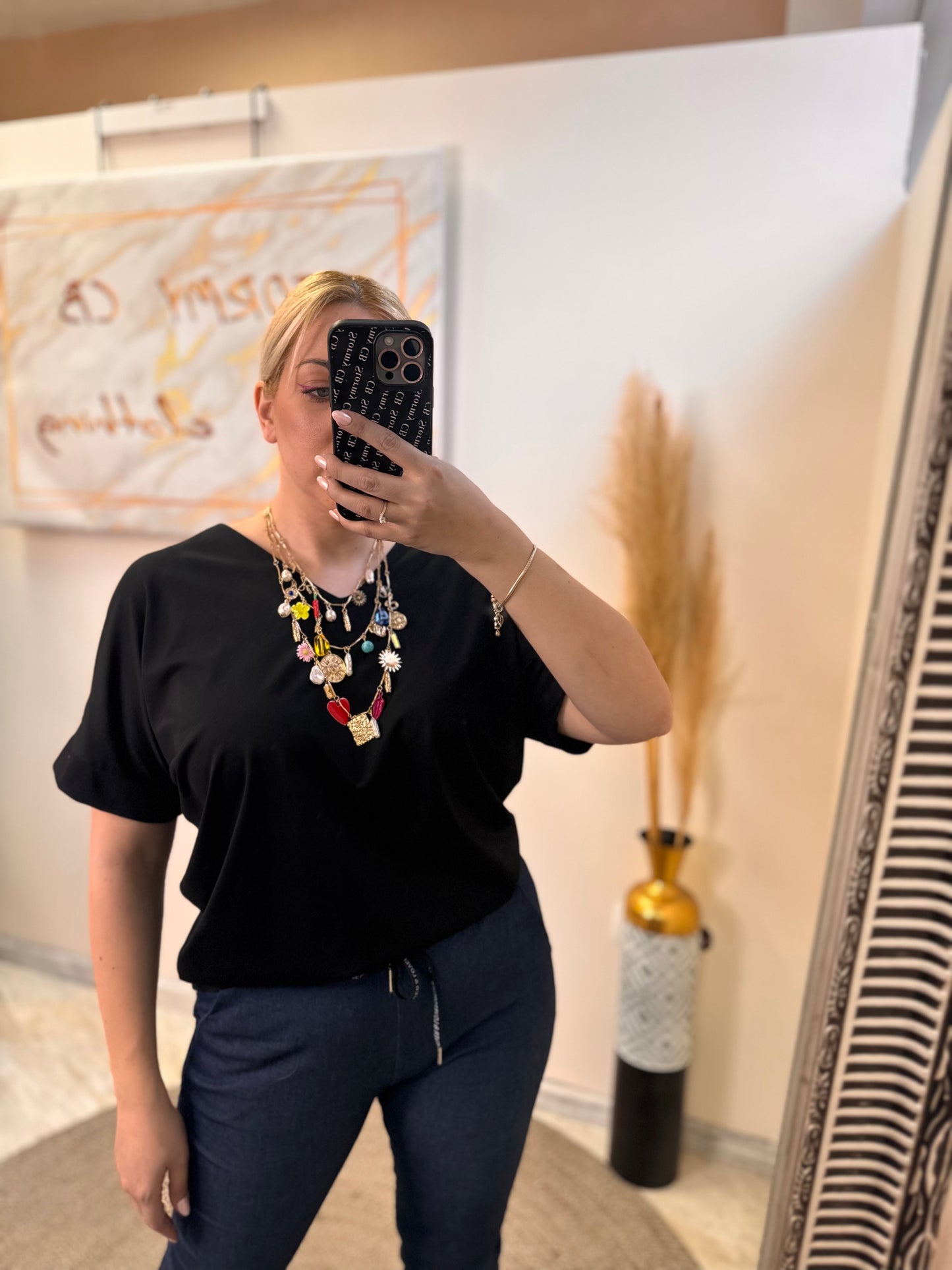 V Floral Shirt