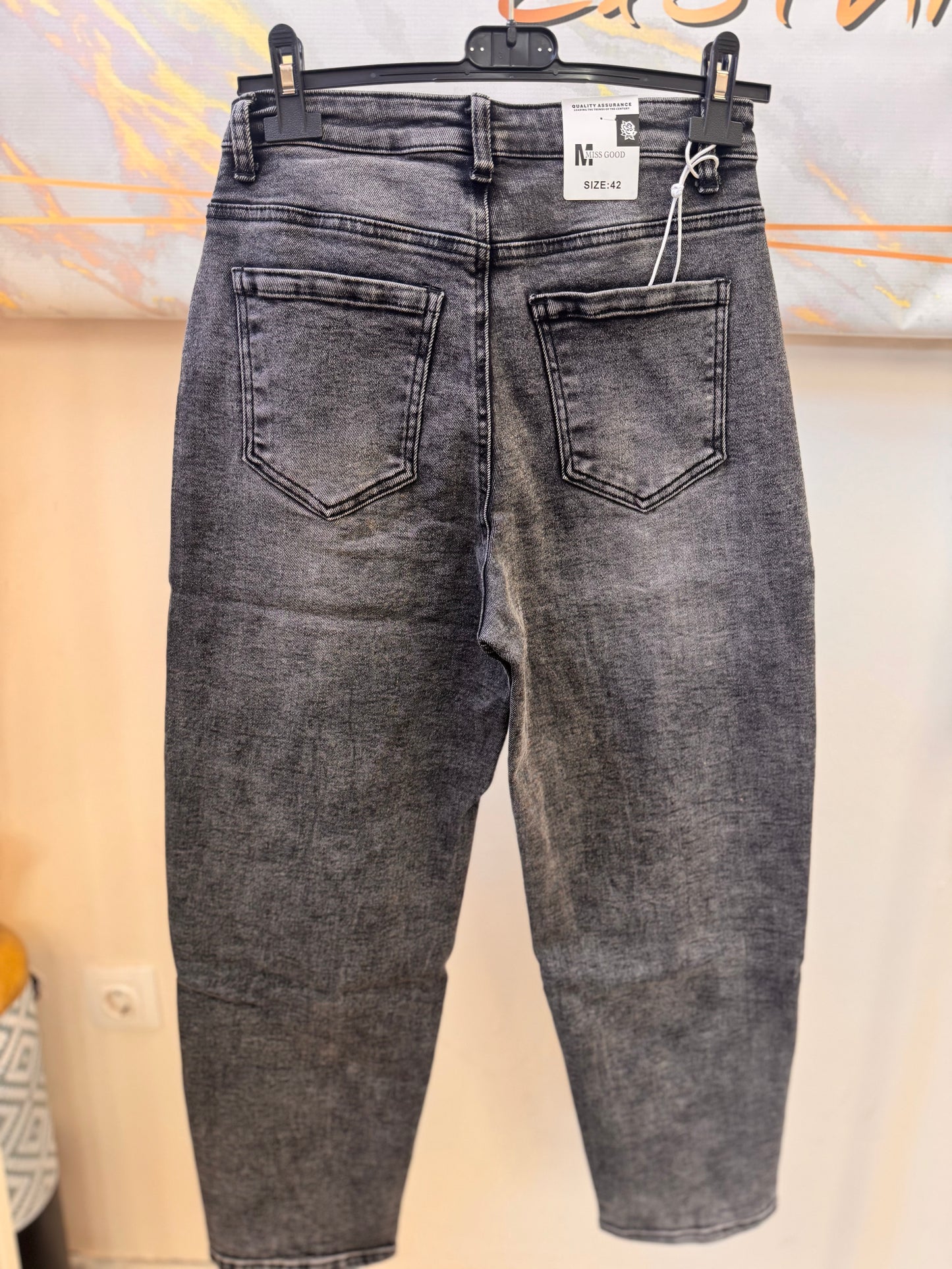Katie Grey Mom Fit Jean
