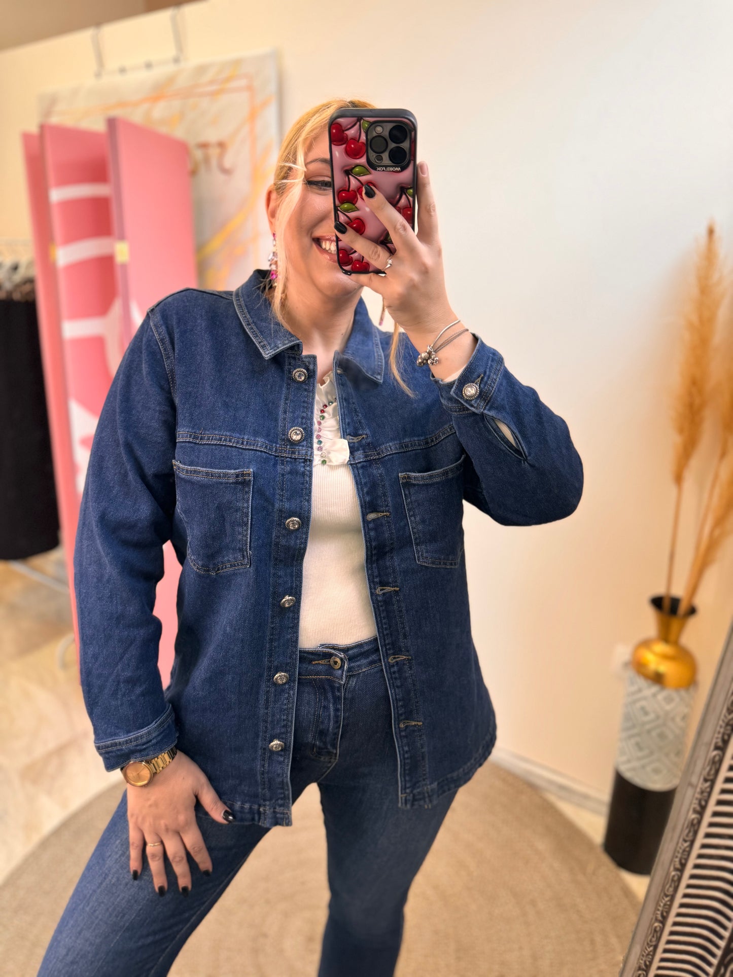 JEAN JACKET PLUS SIZE