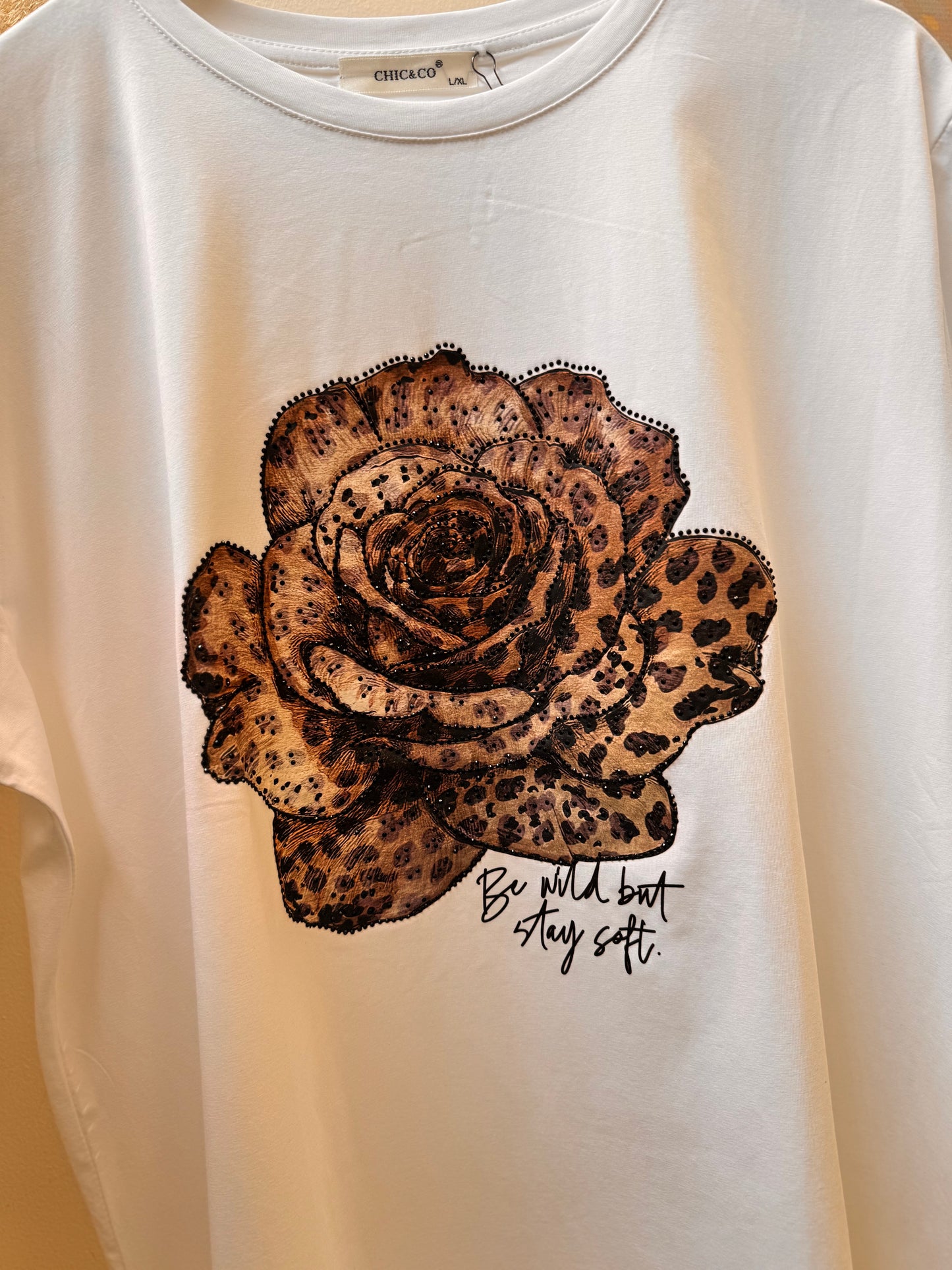 Leopard Rose T-shirt