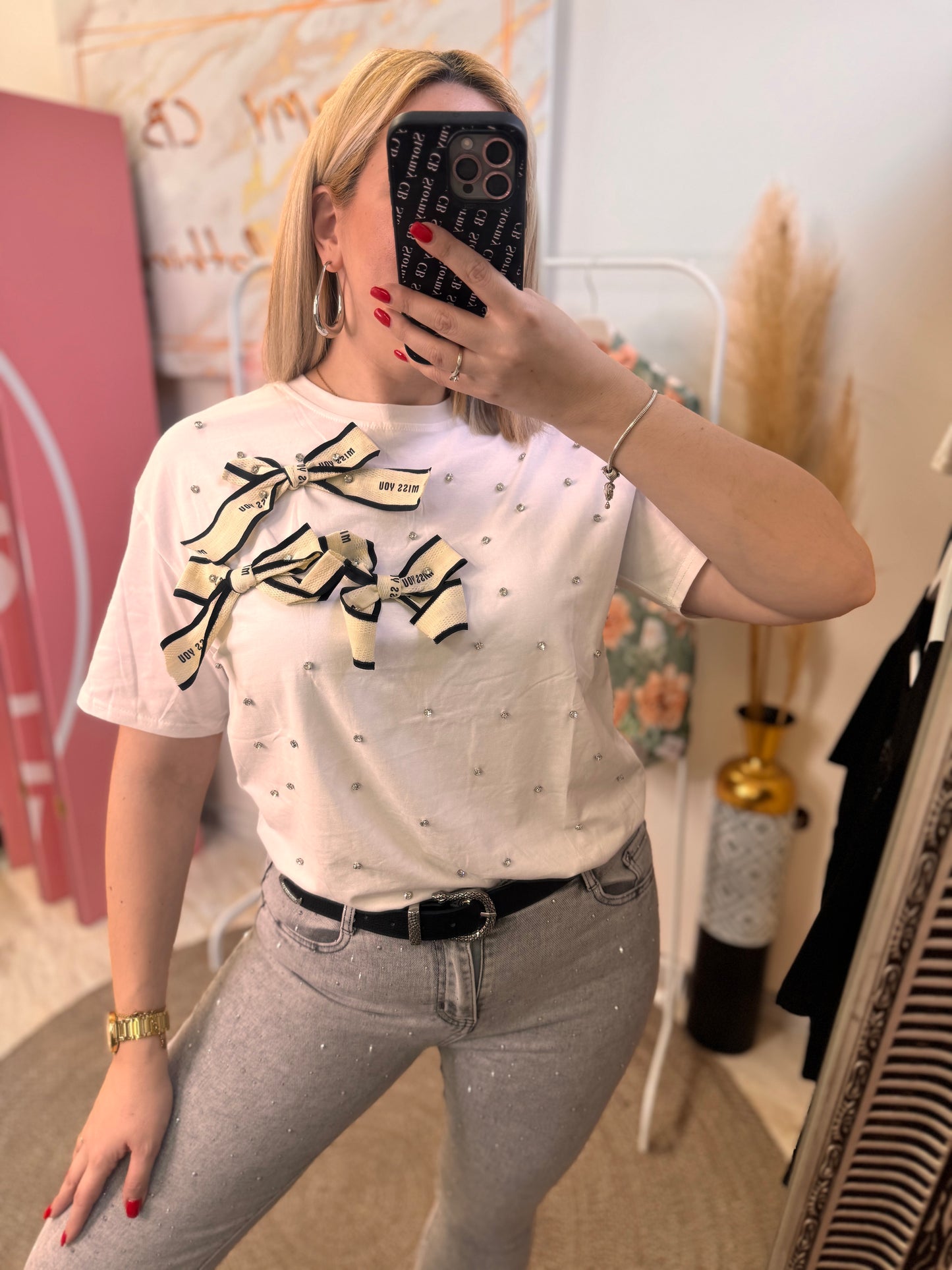 Bow & Strass T-shirt