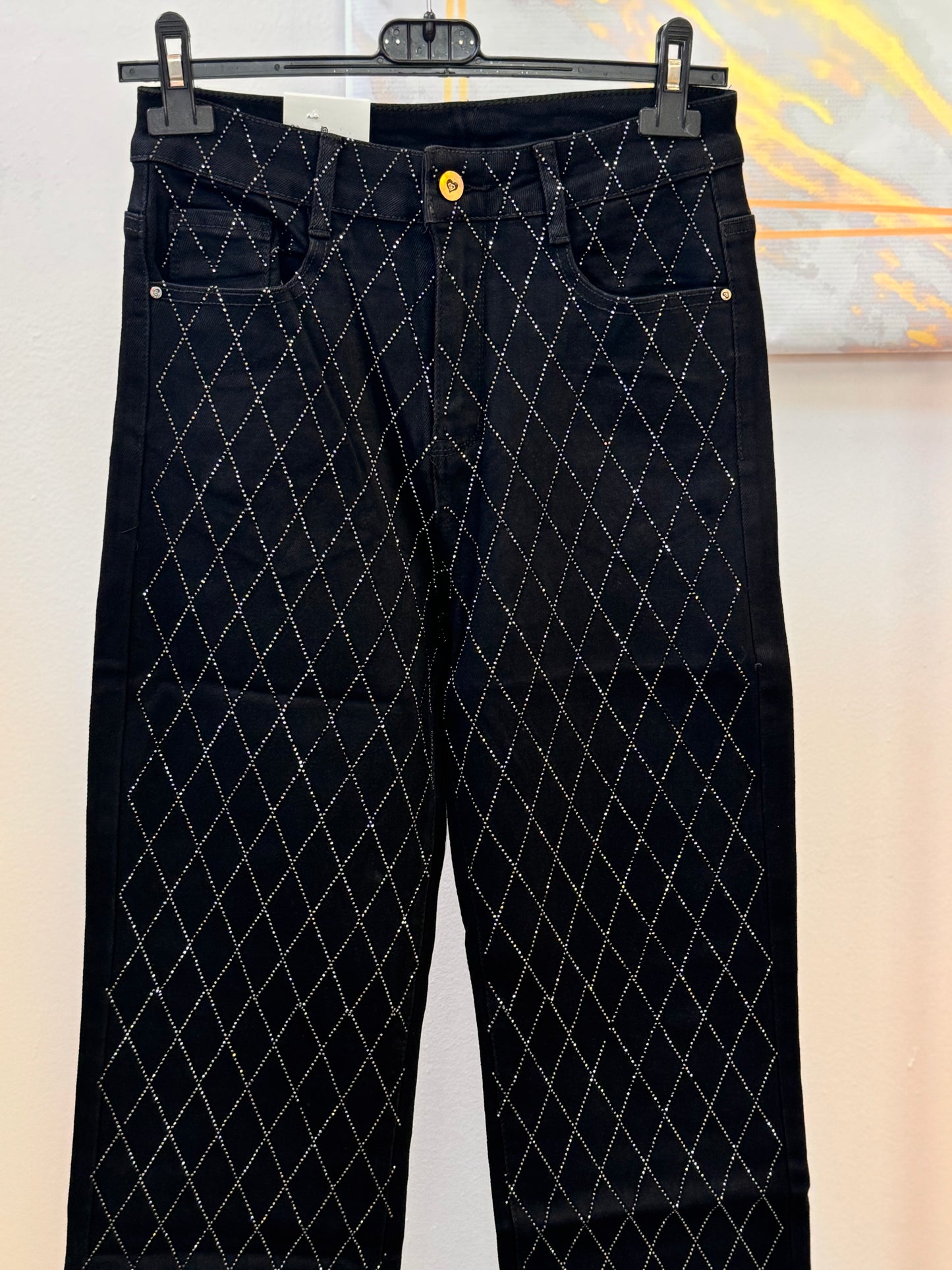 Vanilla black jean