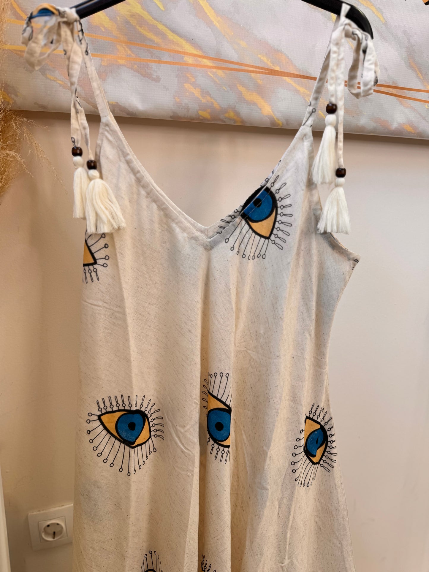 Eye Dress Blue