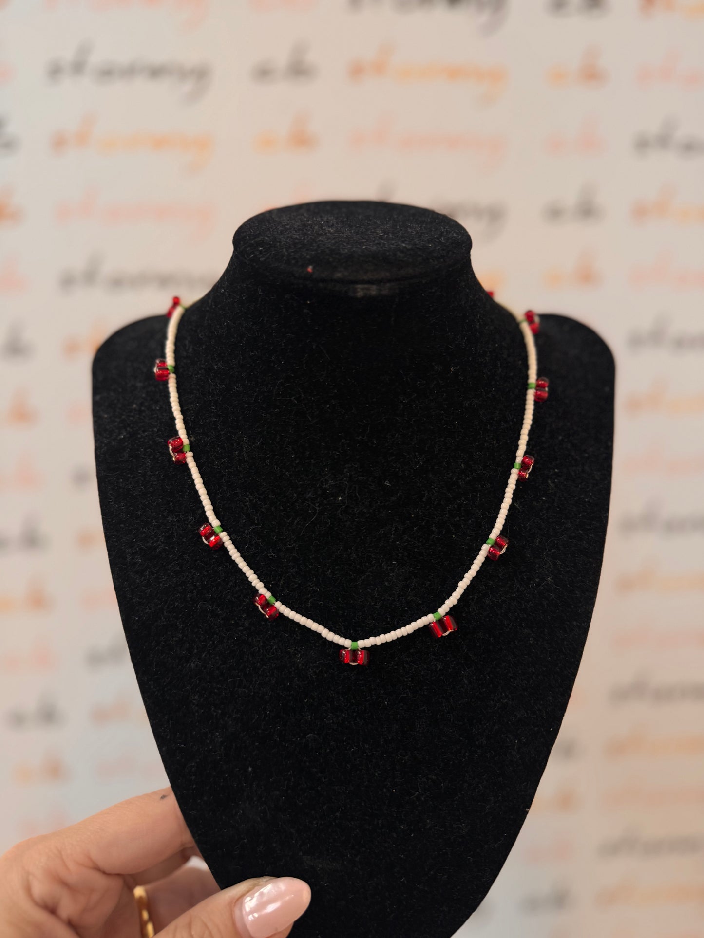 Cherry 🍒 Necklace Red