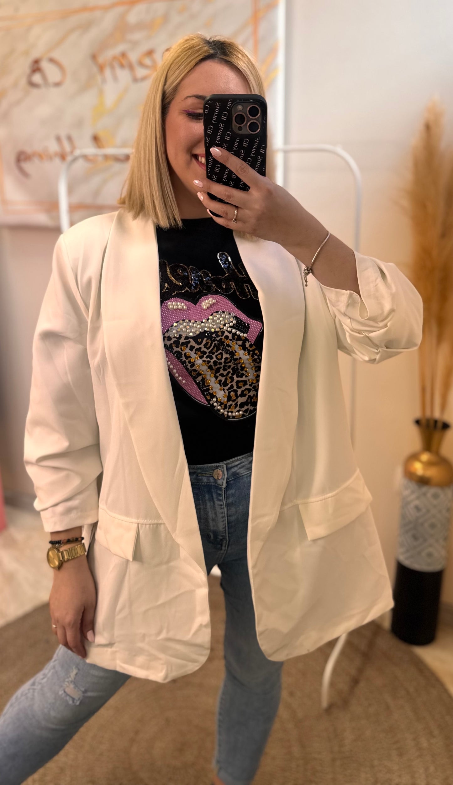 PLUS SIZE ΜΟΝΟΧΡΩΜΟ ΣΑΚΑΚΙ