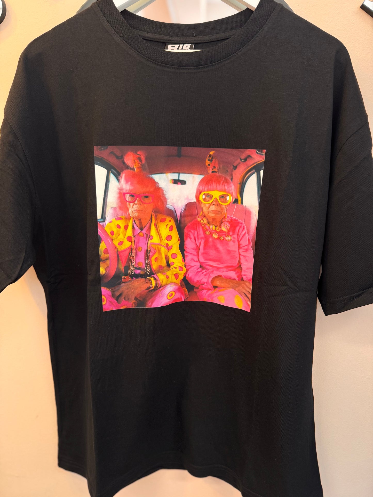 Grandma’s Black Oversized T-shirt