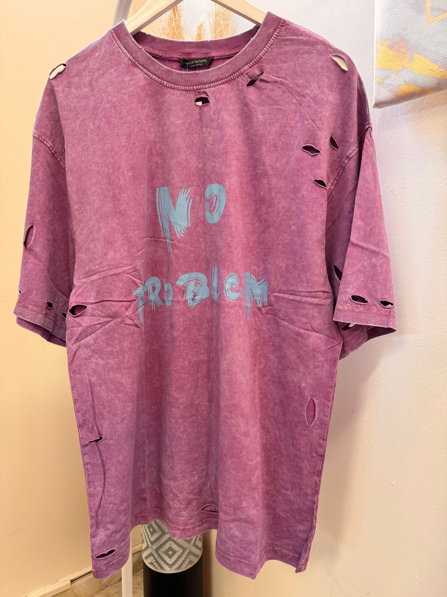No problem oversized t-shirt