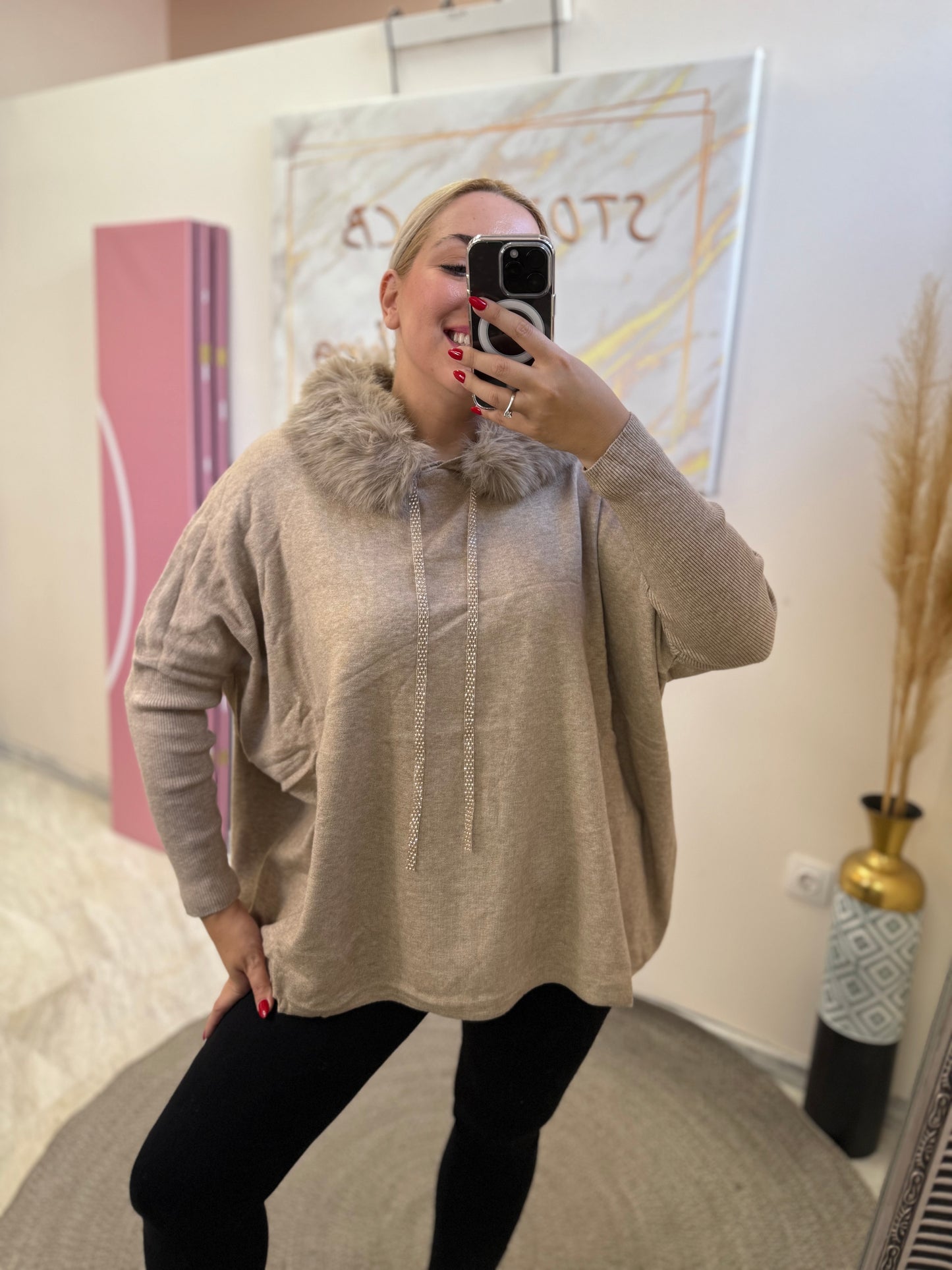 Elena Knit Beige