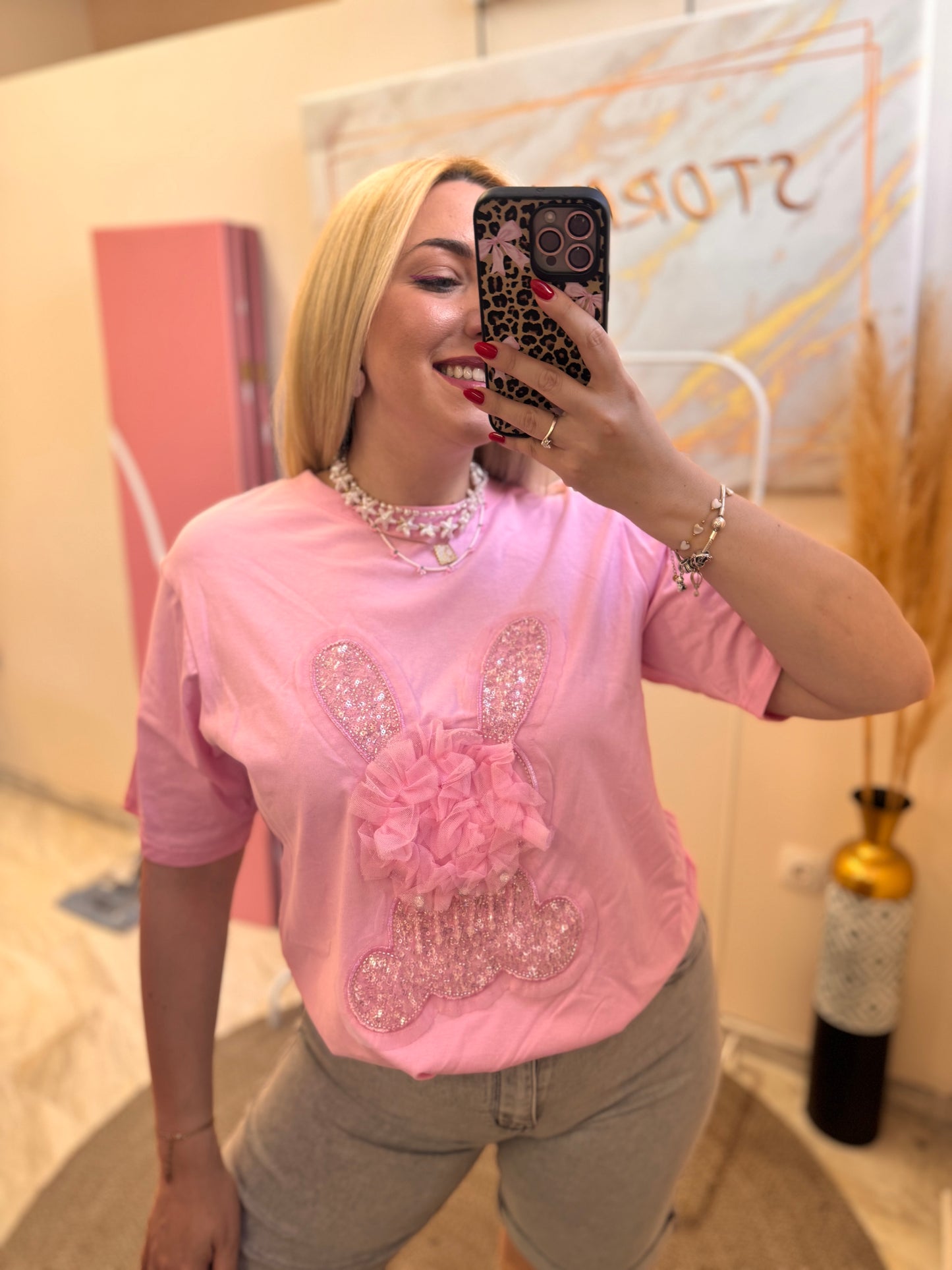 Rabbit 🐰 Strass T-shirt