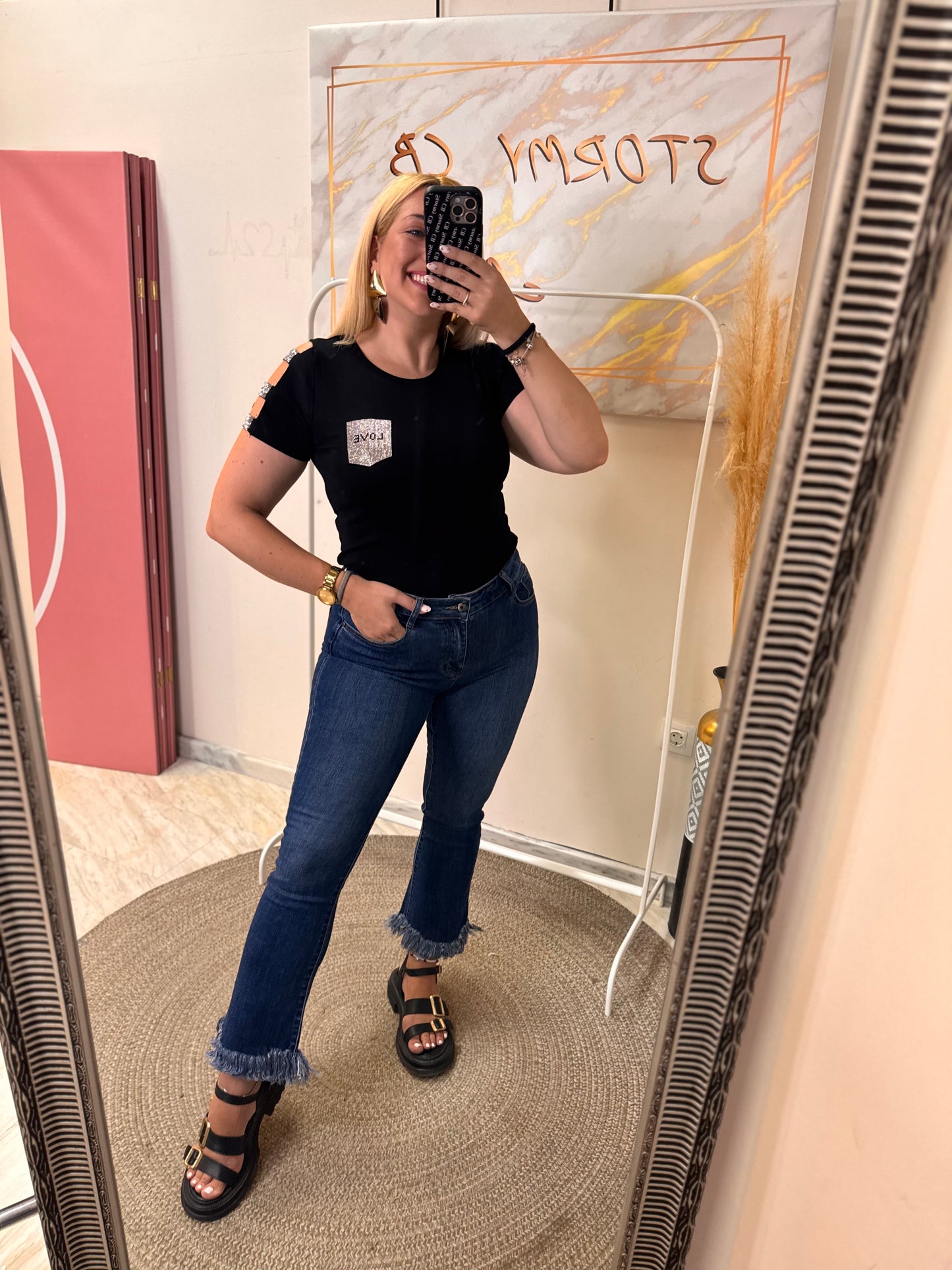 Elina Blue Jean Elastic