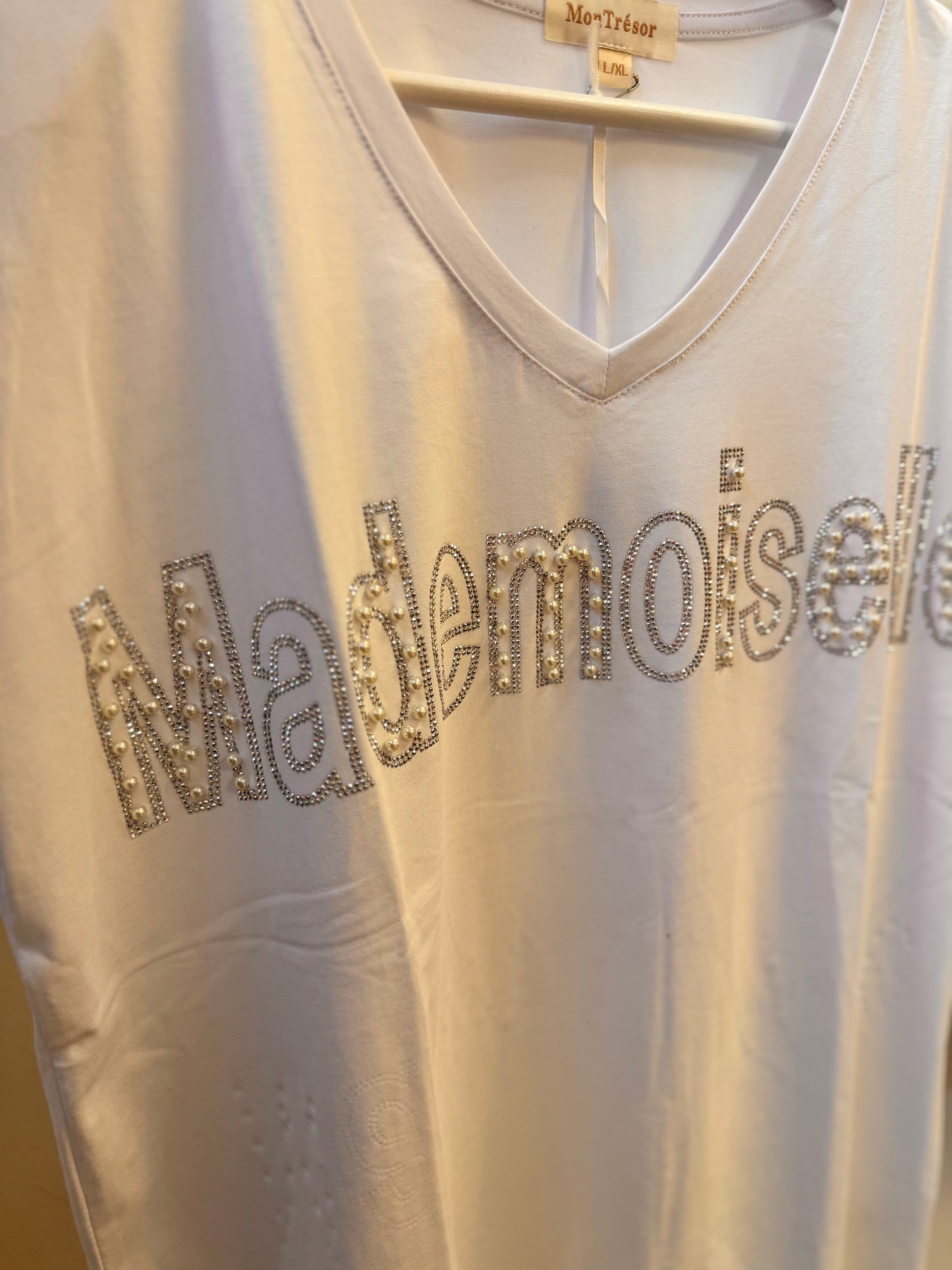V Strass T-shirt