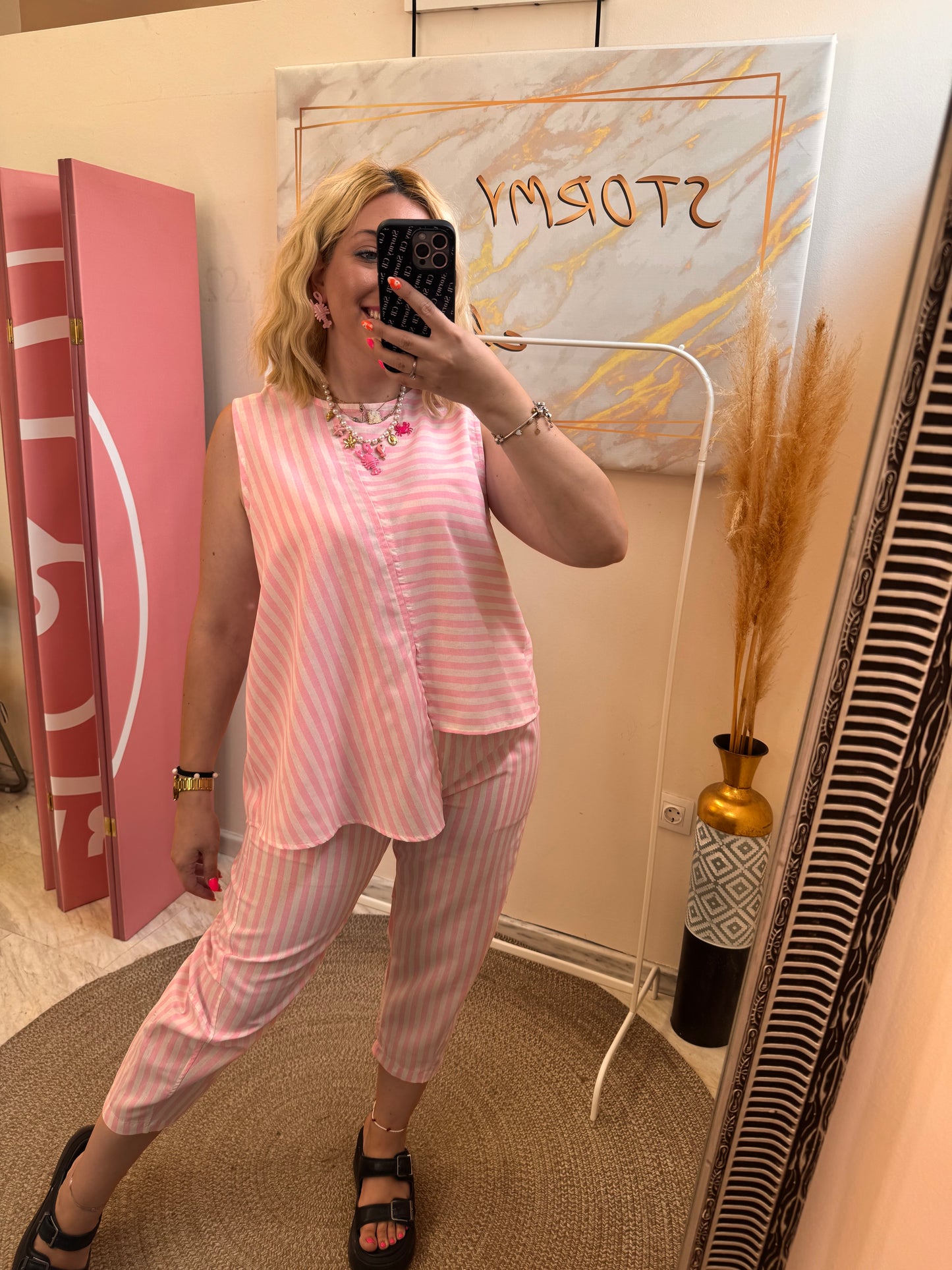 Stripe Set Pink