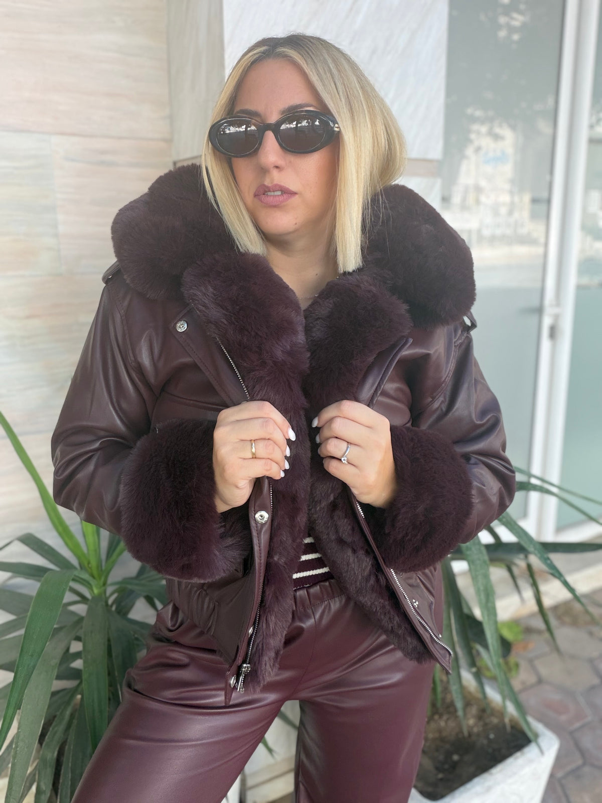 Lucky Jacket Bordeaux