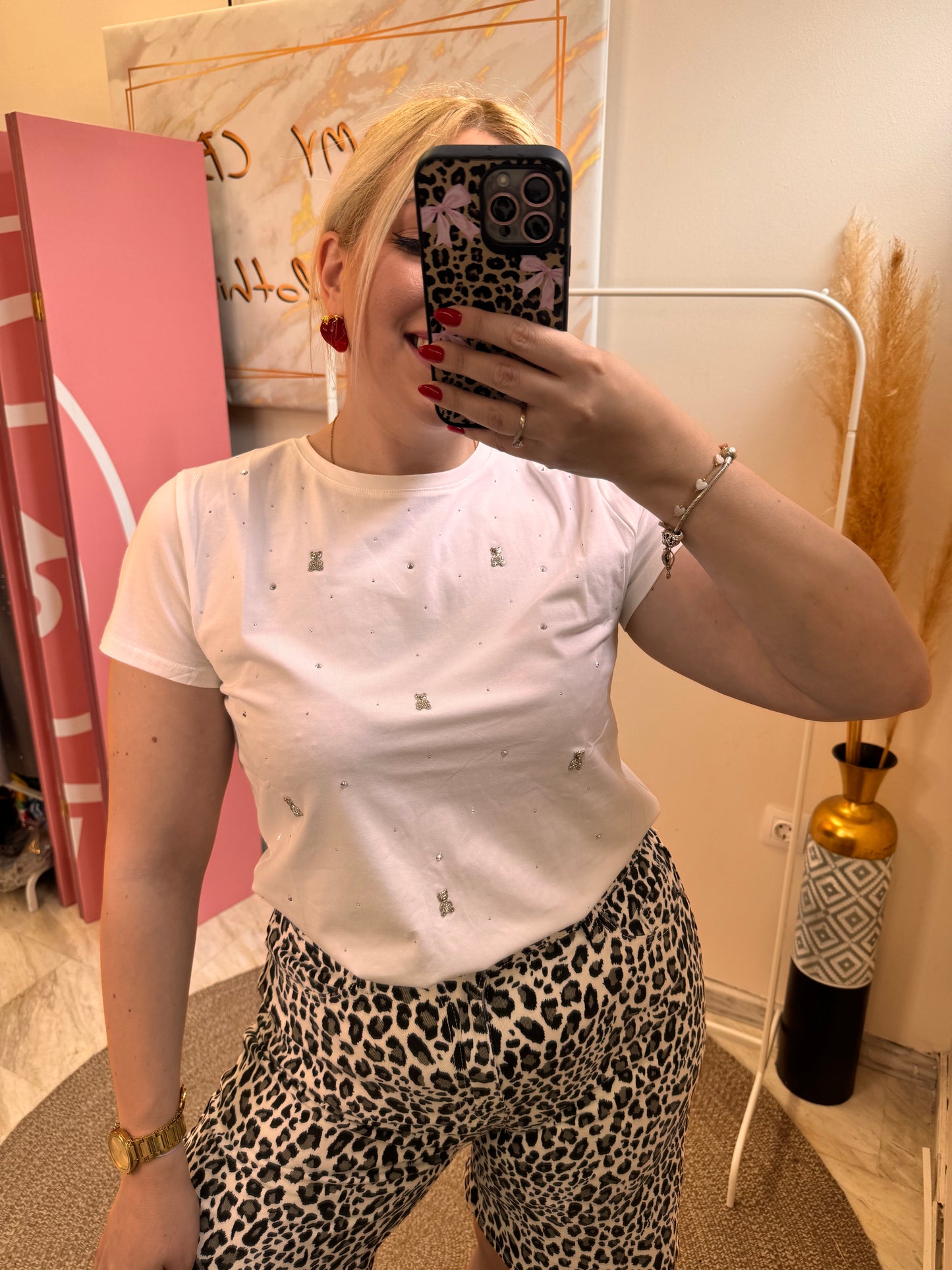 Bear and Strass T-shirt