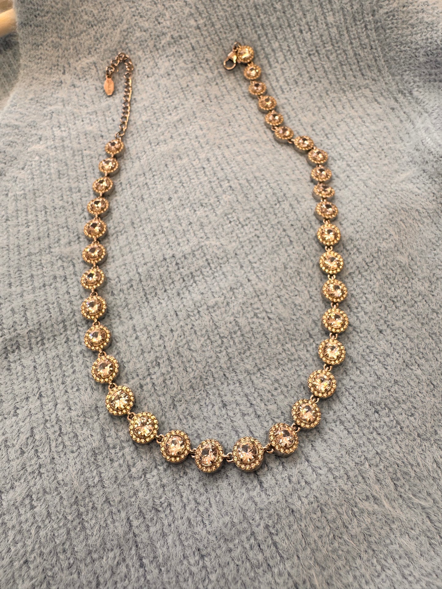 Circle Diamond Necklace