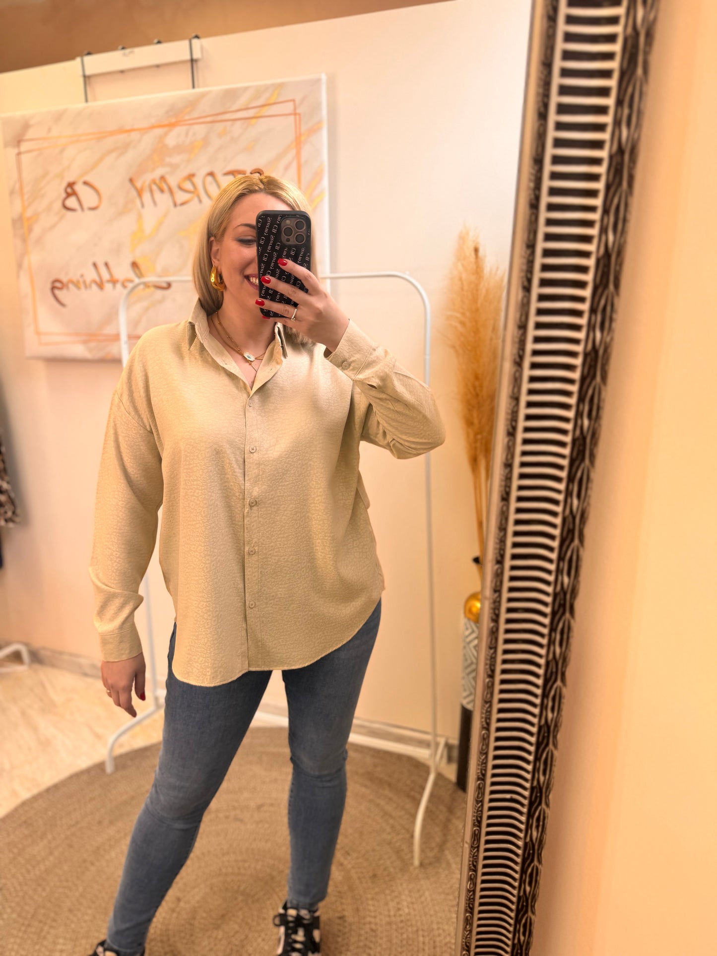 Monochrome Leopard Shirt