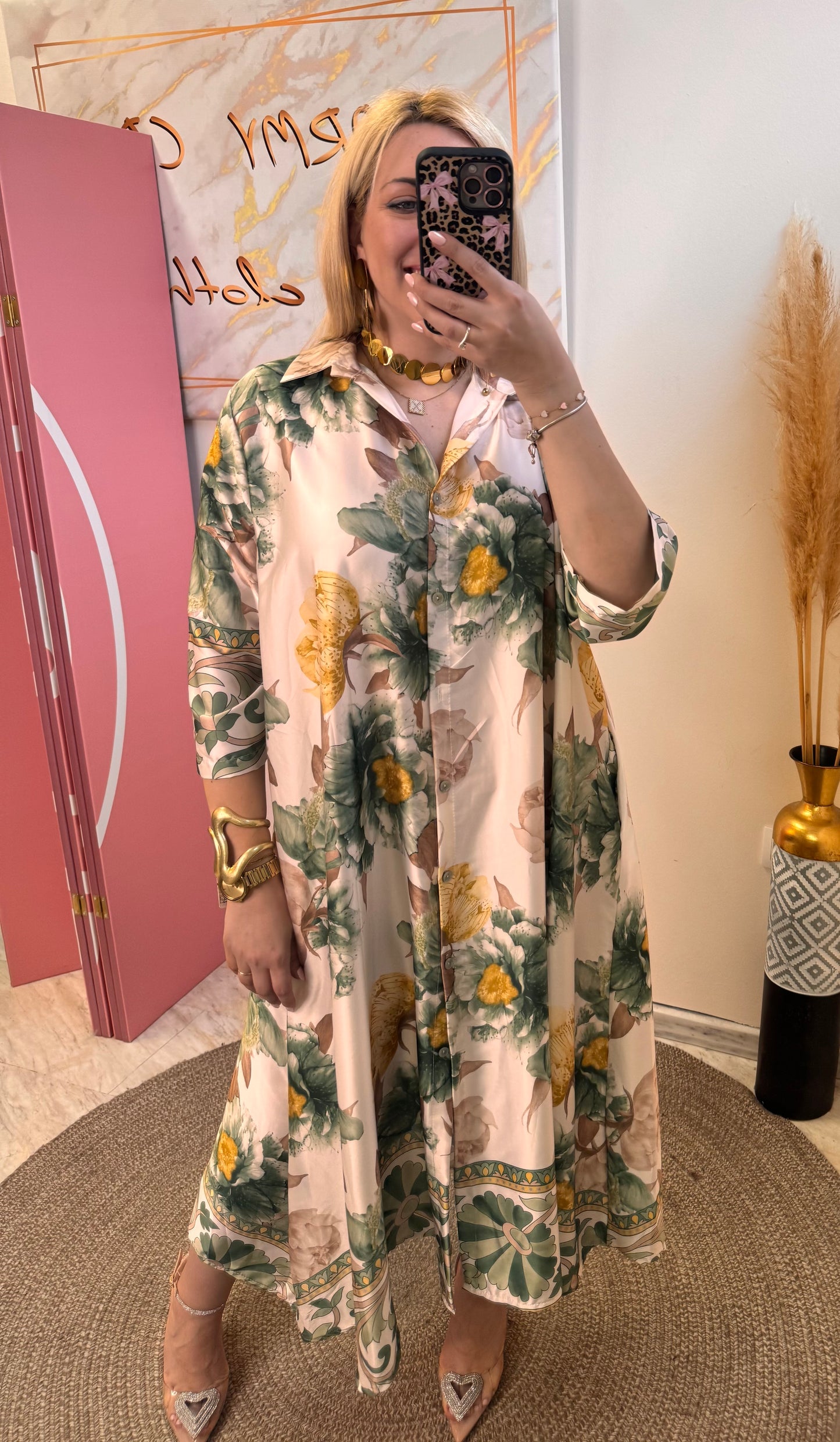Olivia Semizie Green Dress