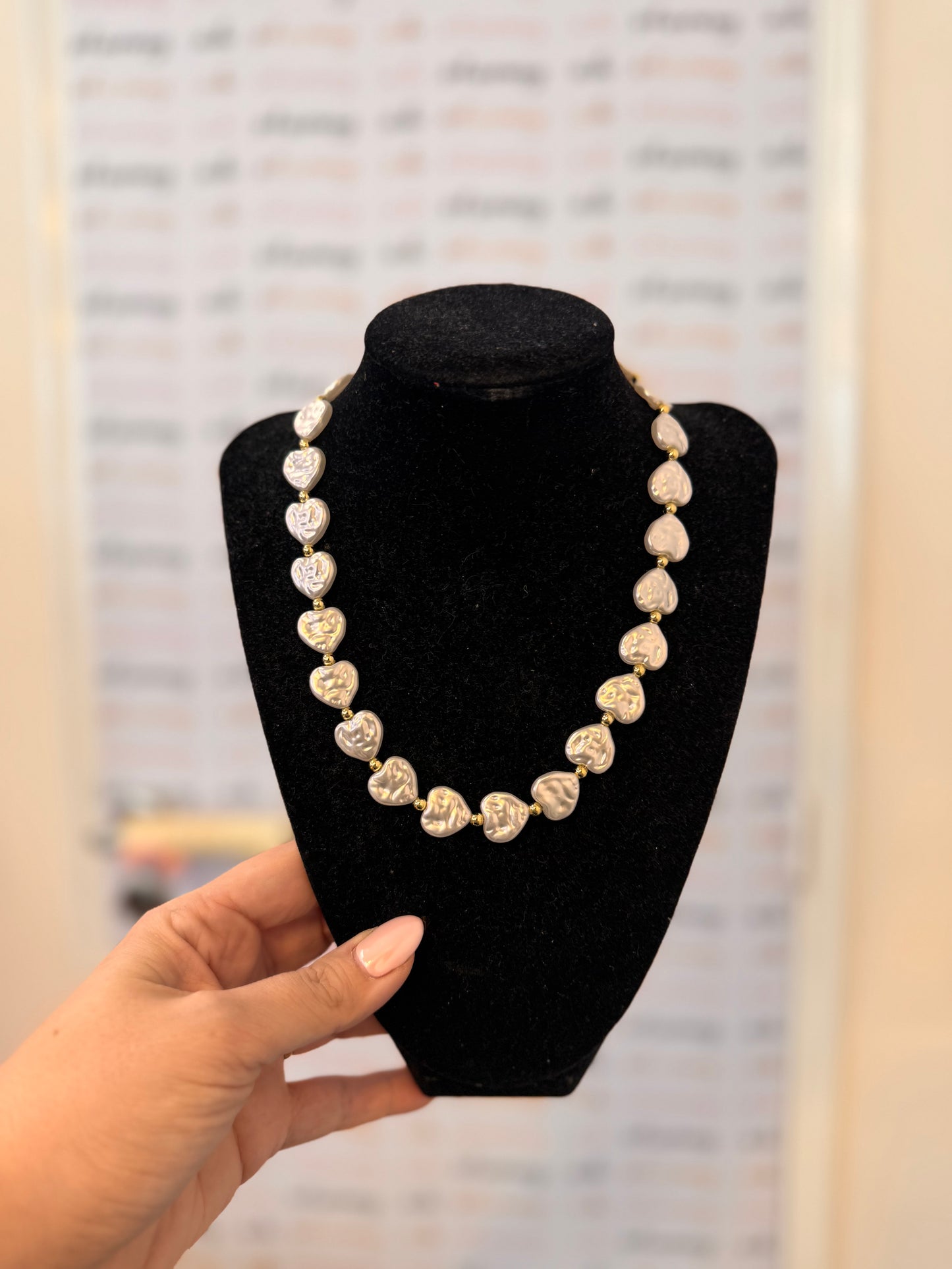 Margaret Big Hearts Necklace