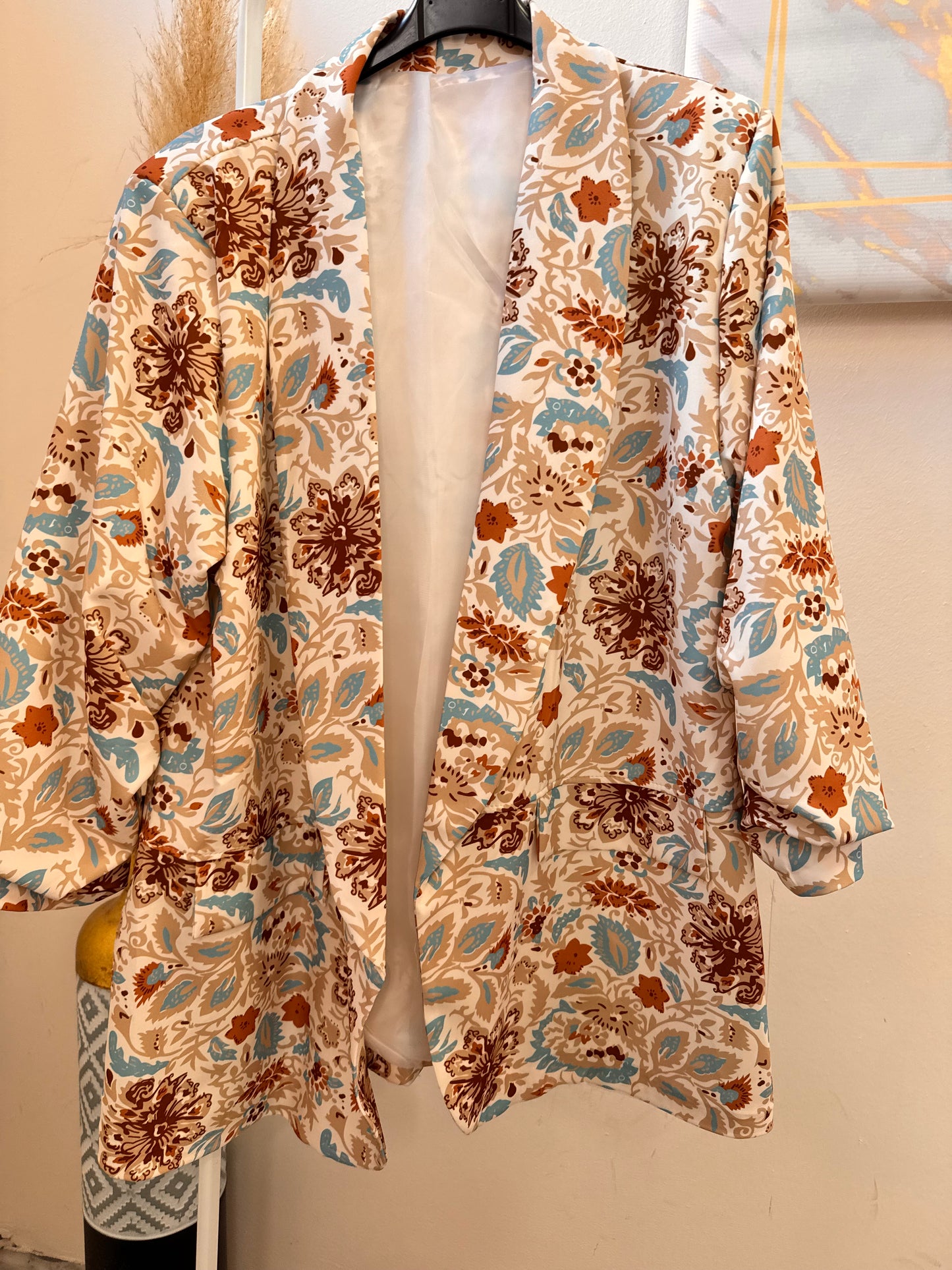PLUS SIZE FLORAL ΣΑΚΑΚΙ