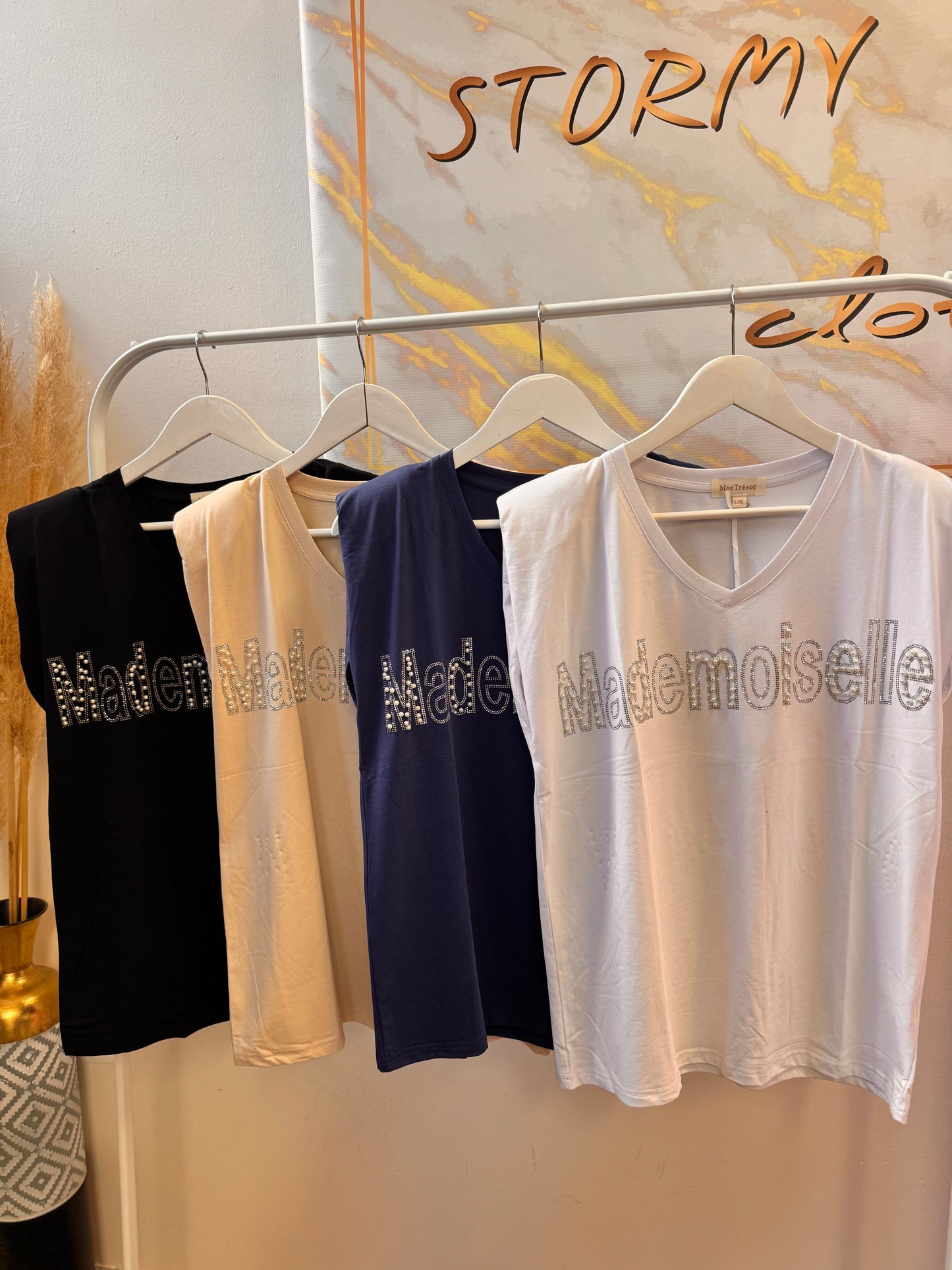 V Strass T-shirt