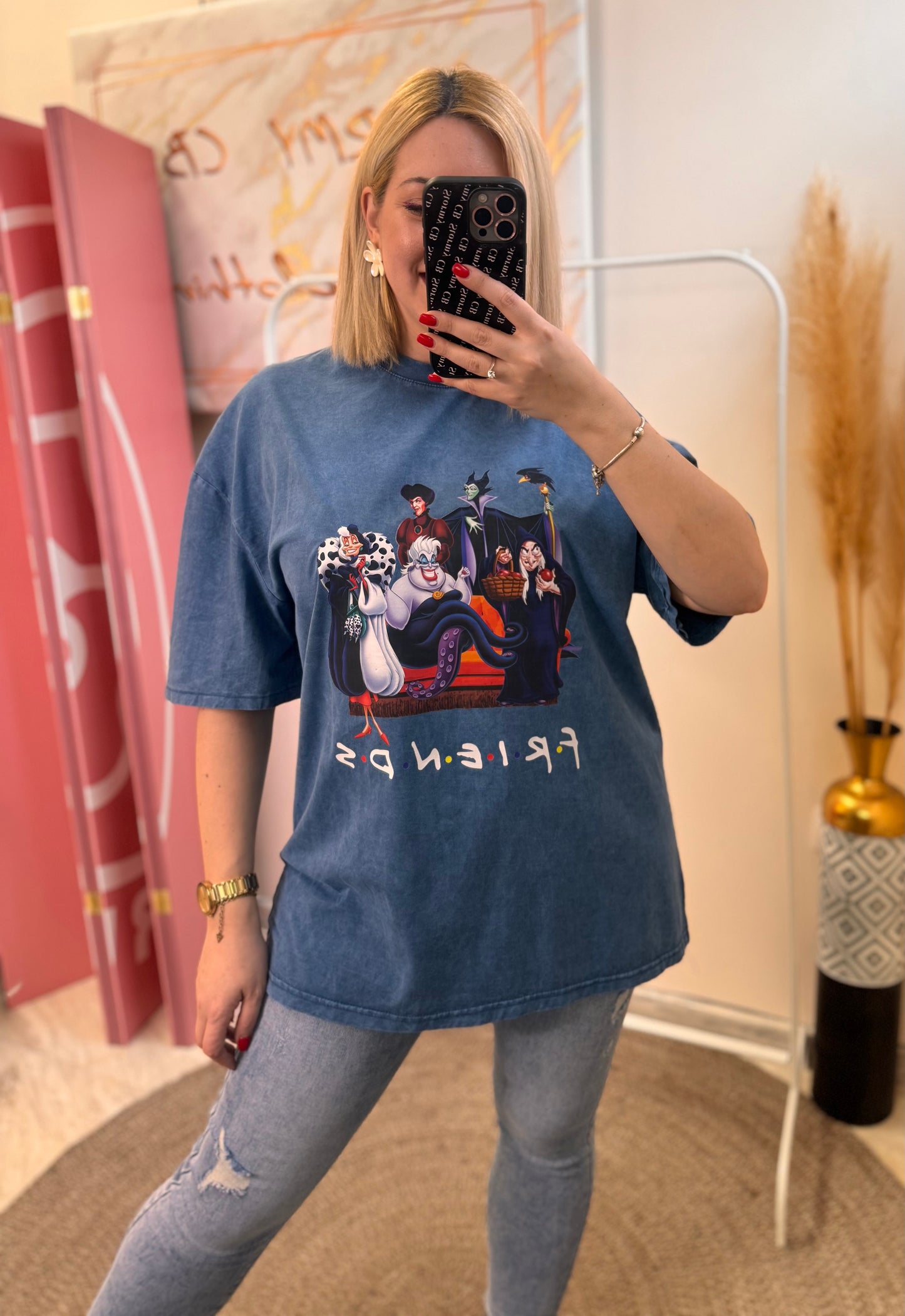 Friends Oversized T-shirt Blue
