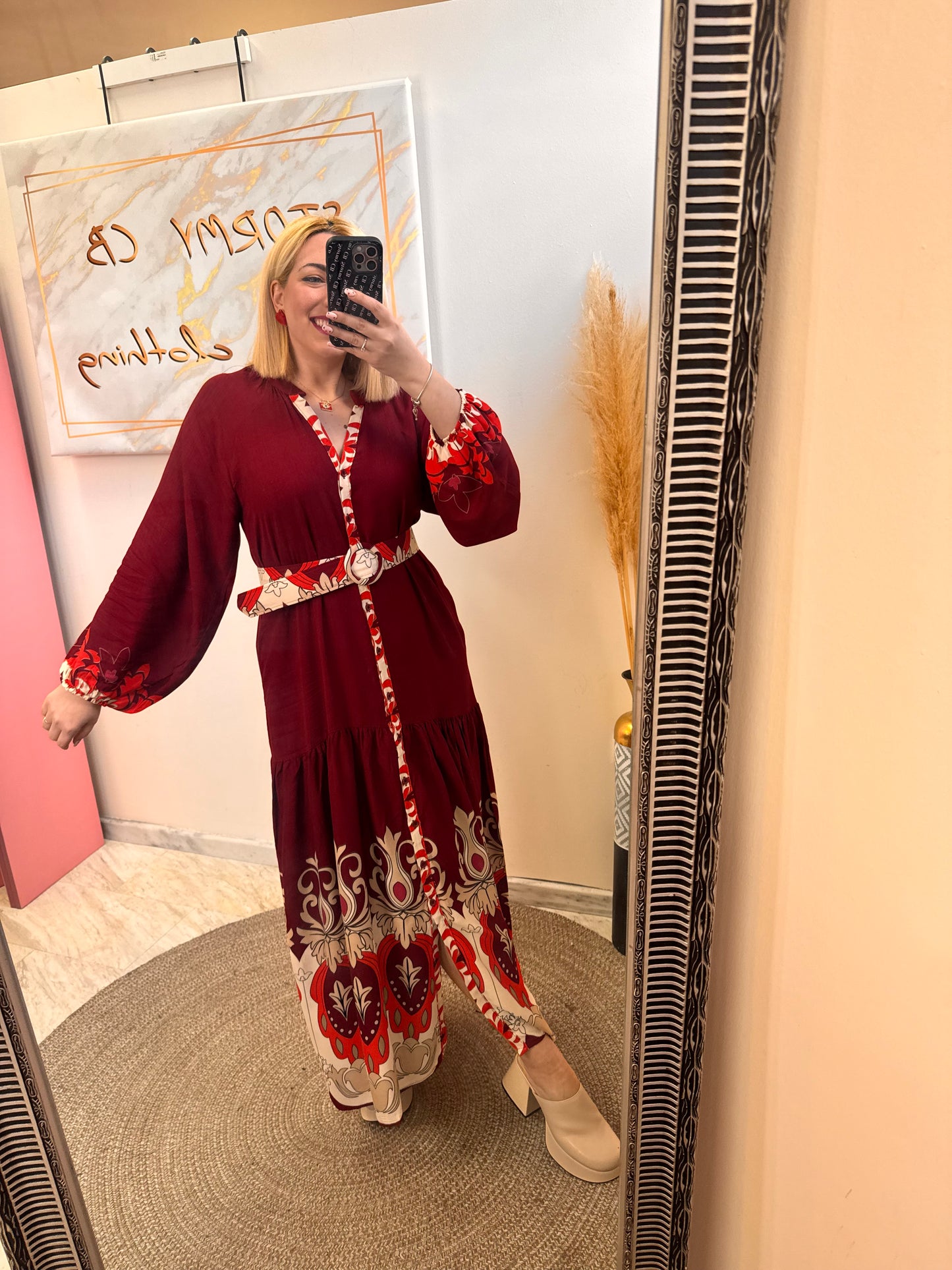 Mariana Semizie Red Dress