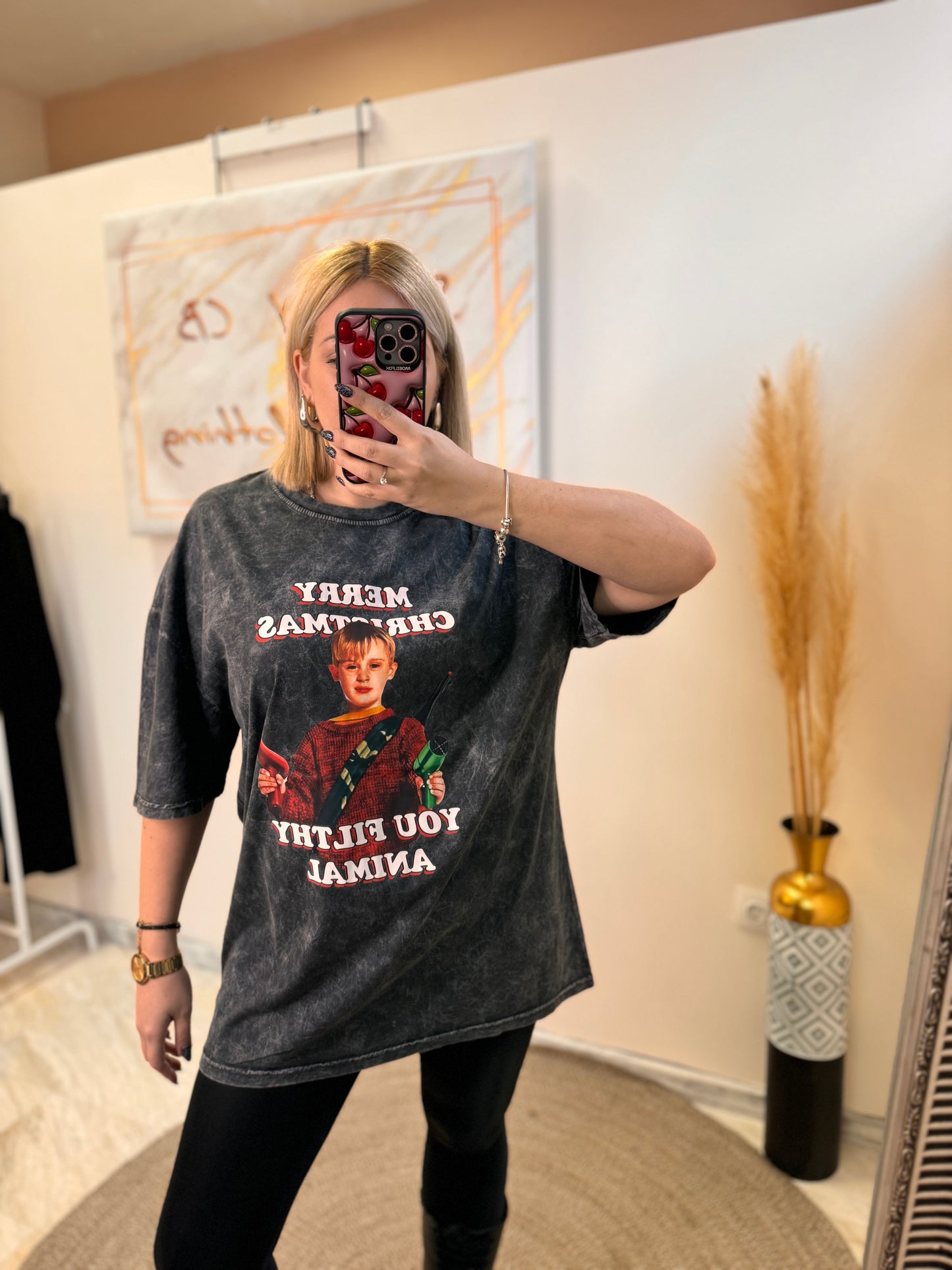 Home alone oversized T-shirt