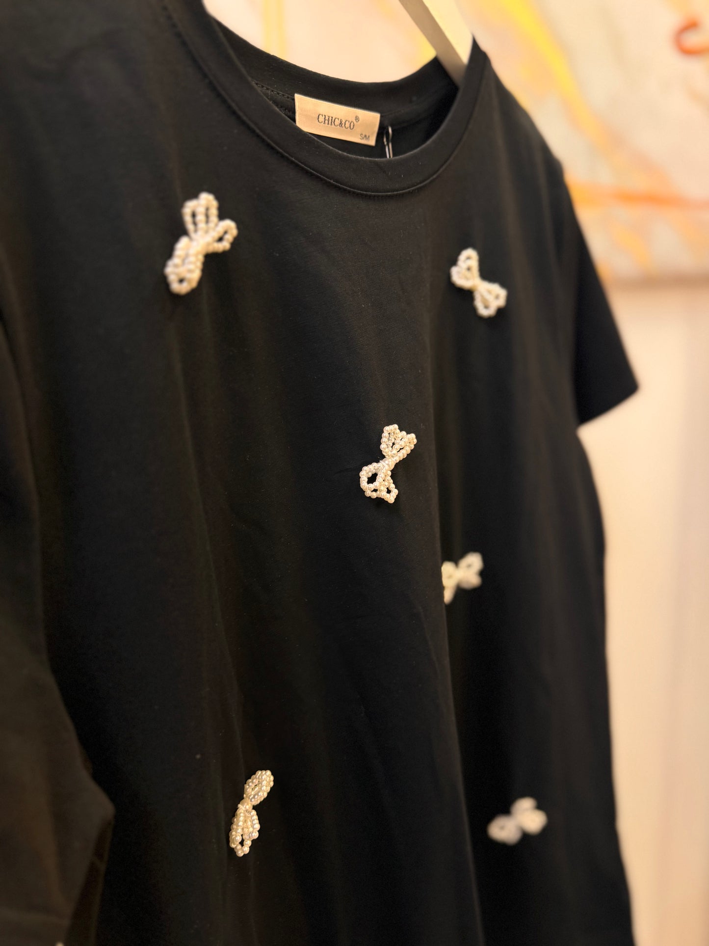 Pearl 3D Bow T-shirt