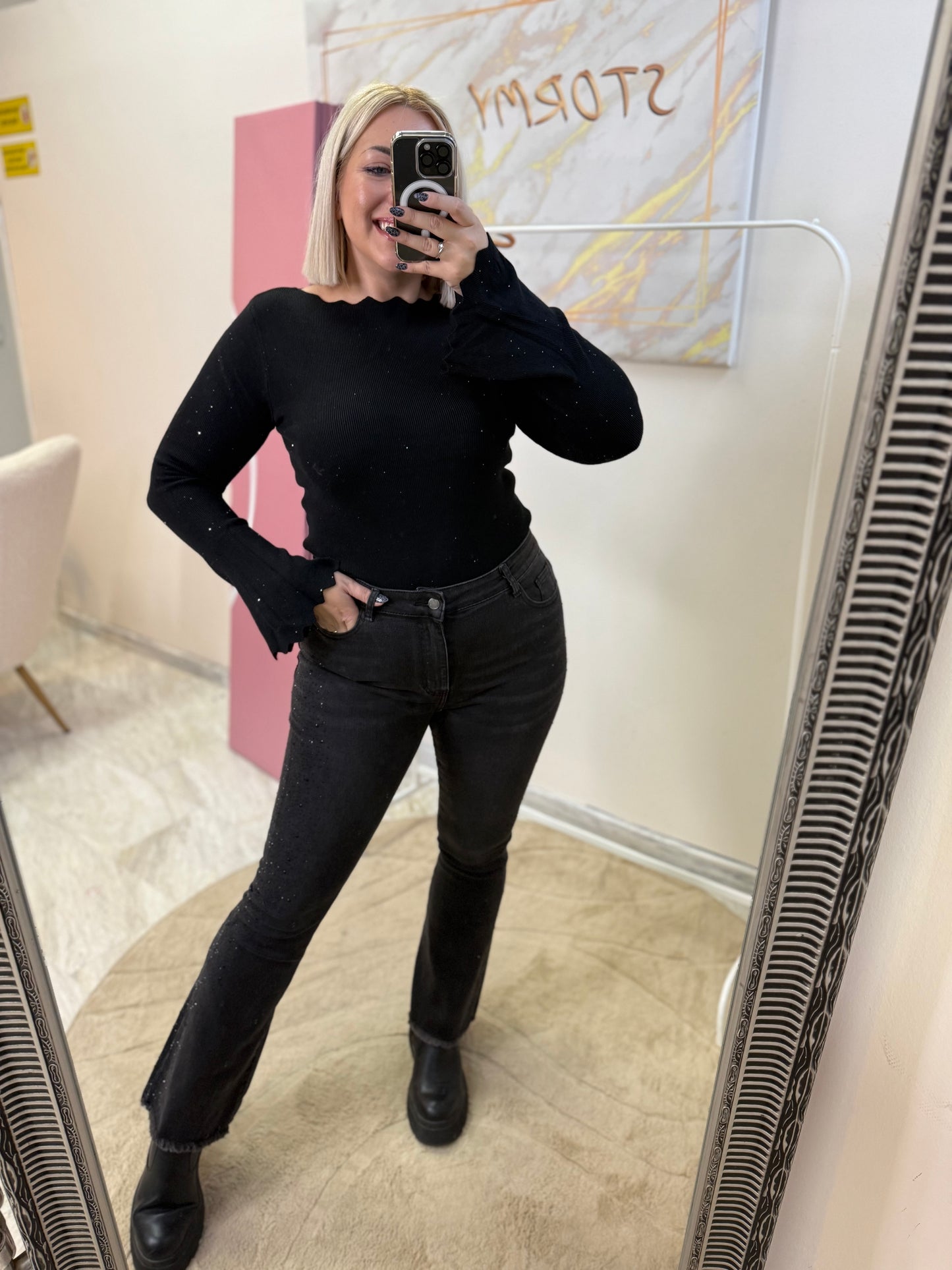 Myrtw Strass Jean
