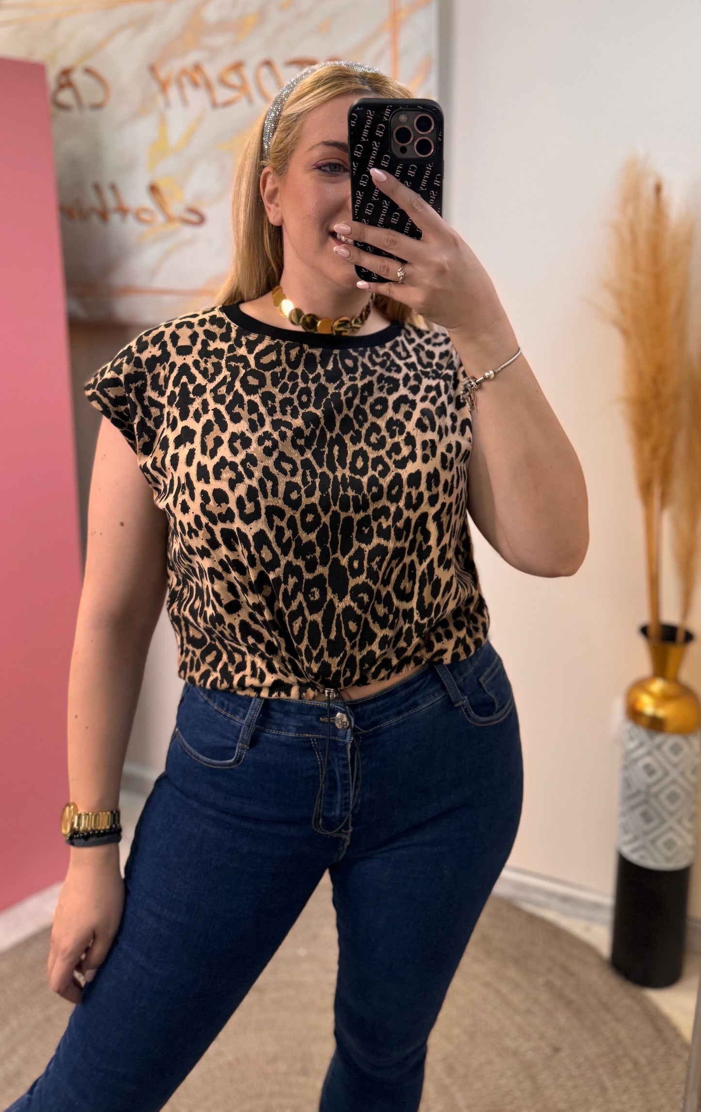 Oversized Crop top Shirt