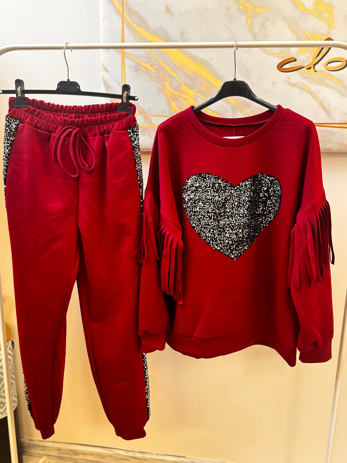 Strass Heart Set